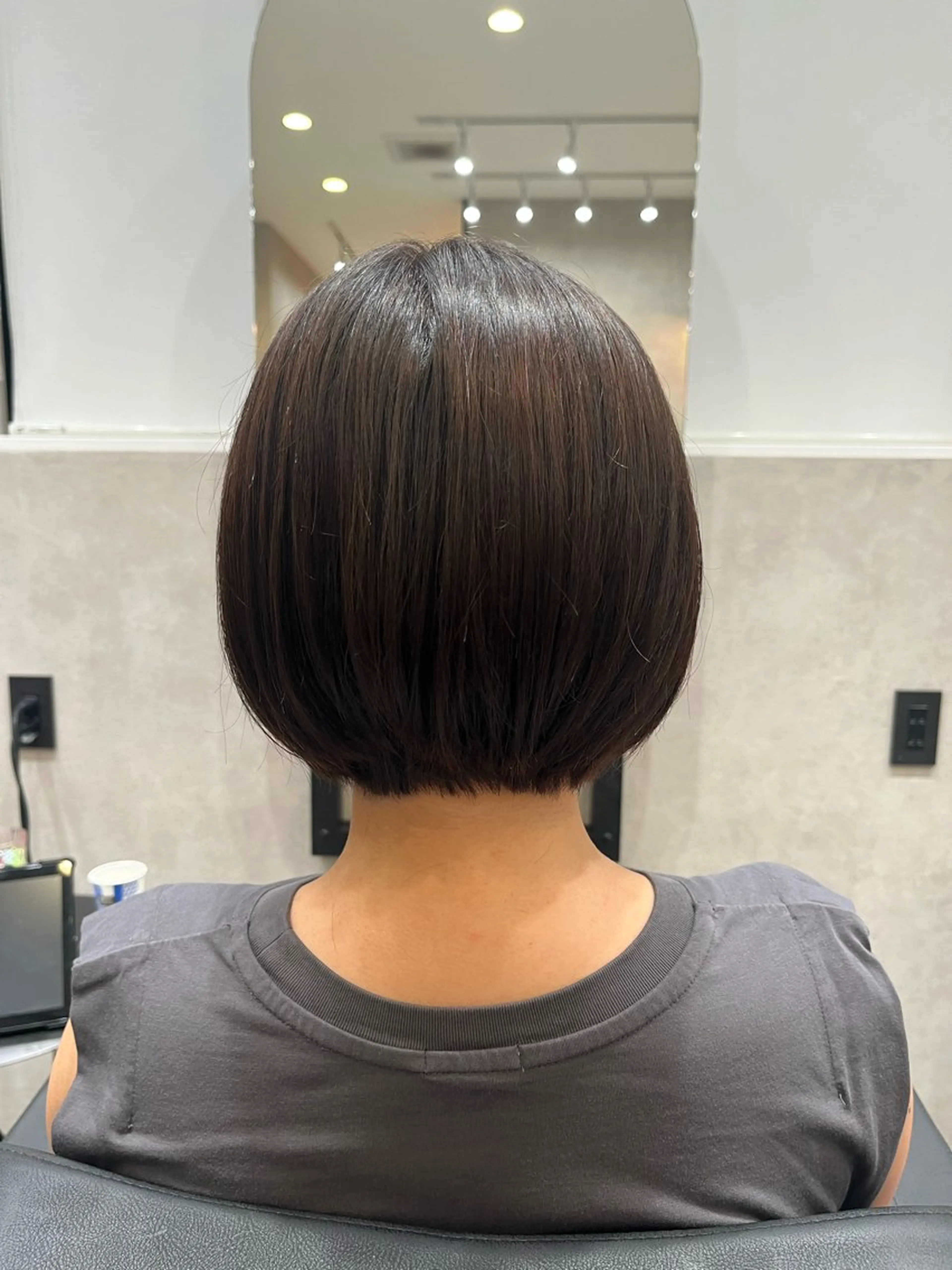 ショート ショートボブ 丸みショート ボブ ショートヘア 森本峻介 ボブ/透明感カラーのヘアスタイル