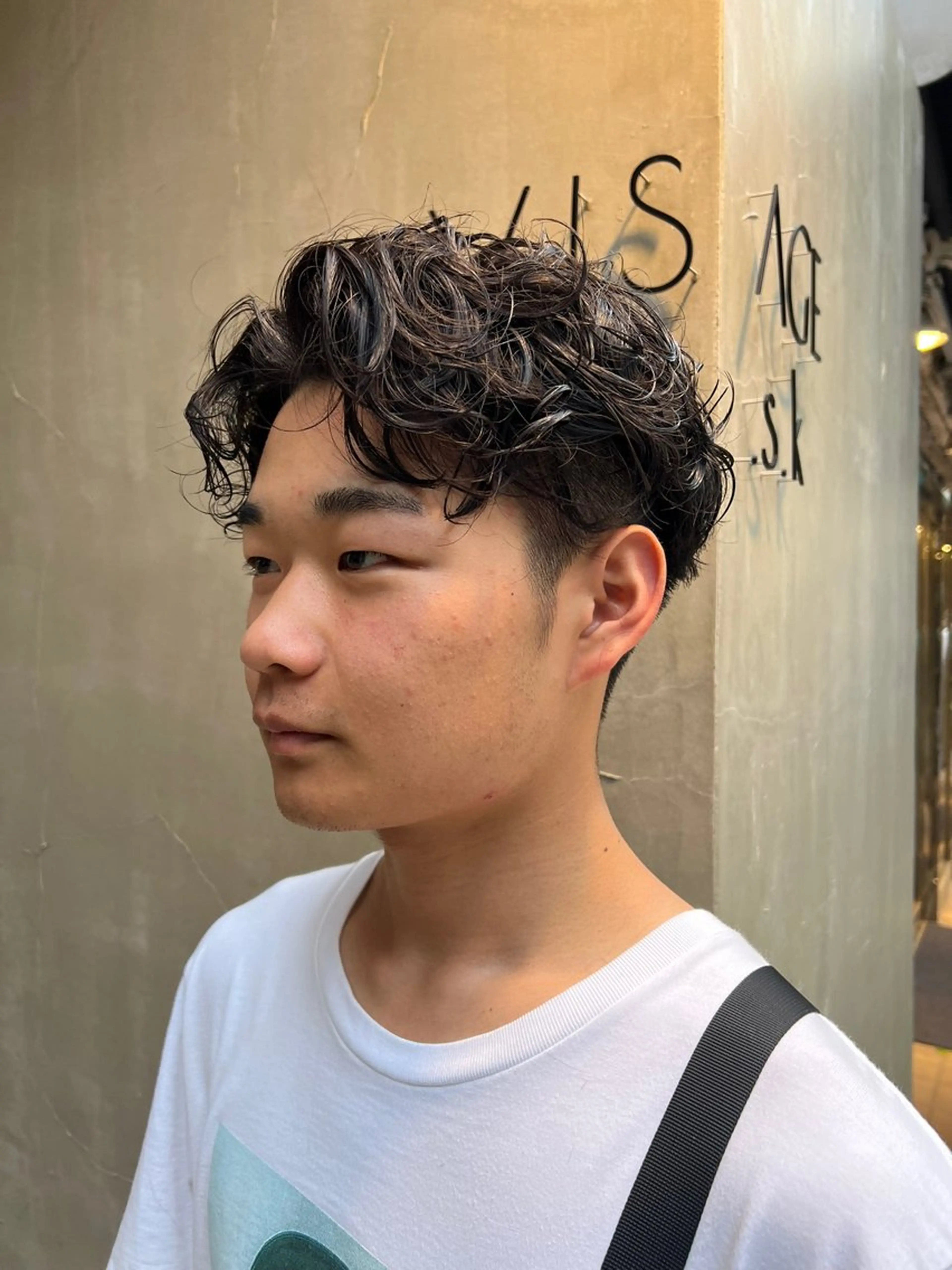 パーマ メンズ メンズパーマ カット パーマ いぐちしょうた🫧 VISAGEbaskのヘアスタイル