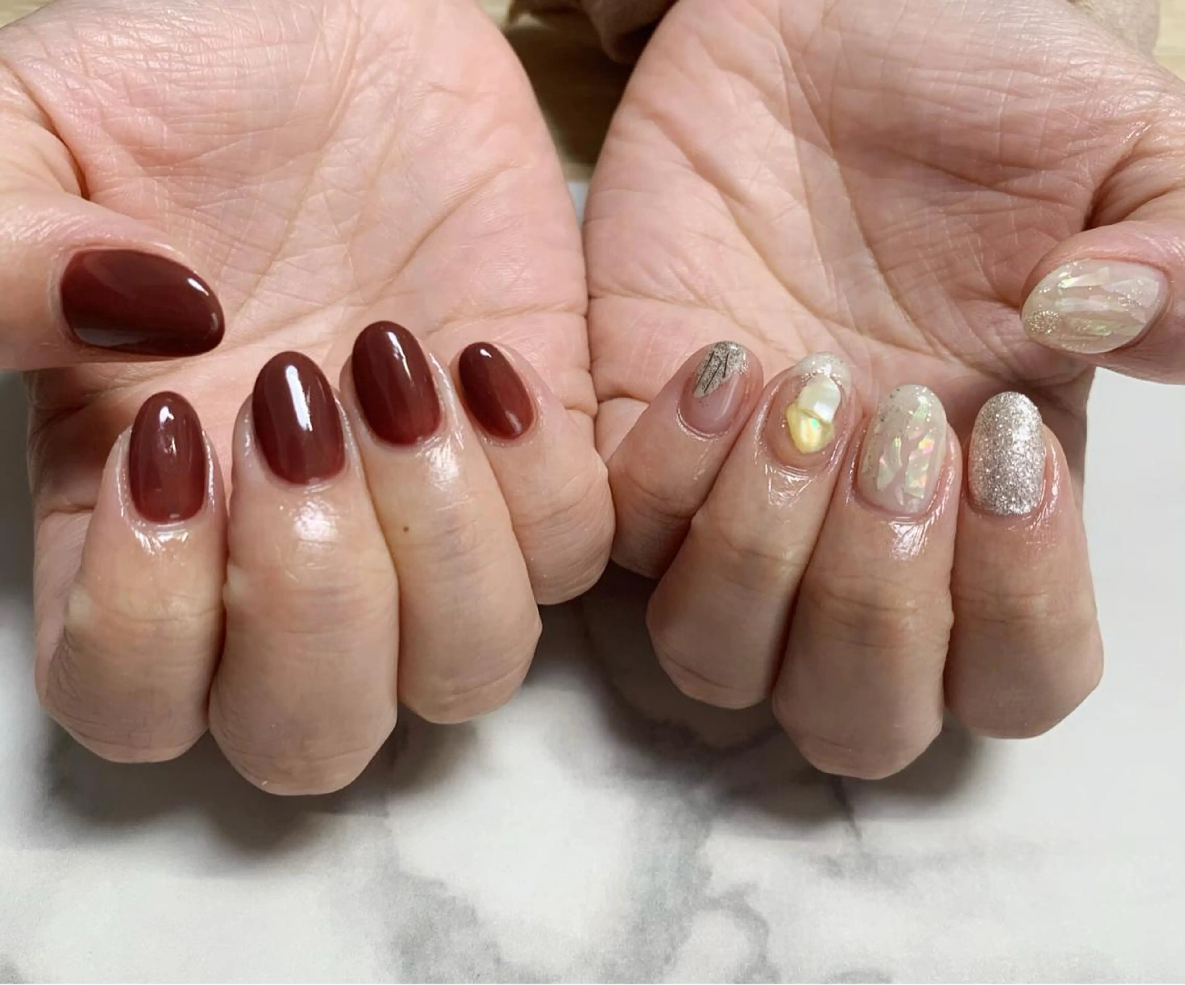 ネイル ハンドネイル nail salon en familleのネイルデザイン