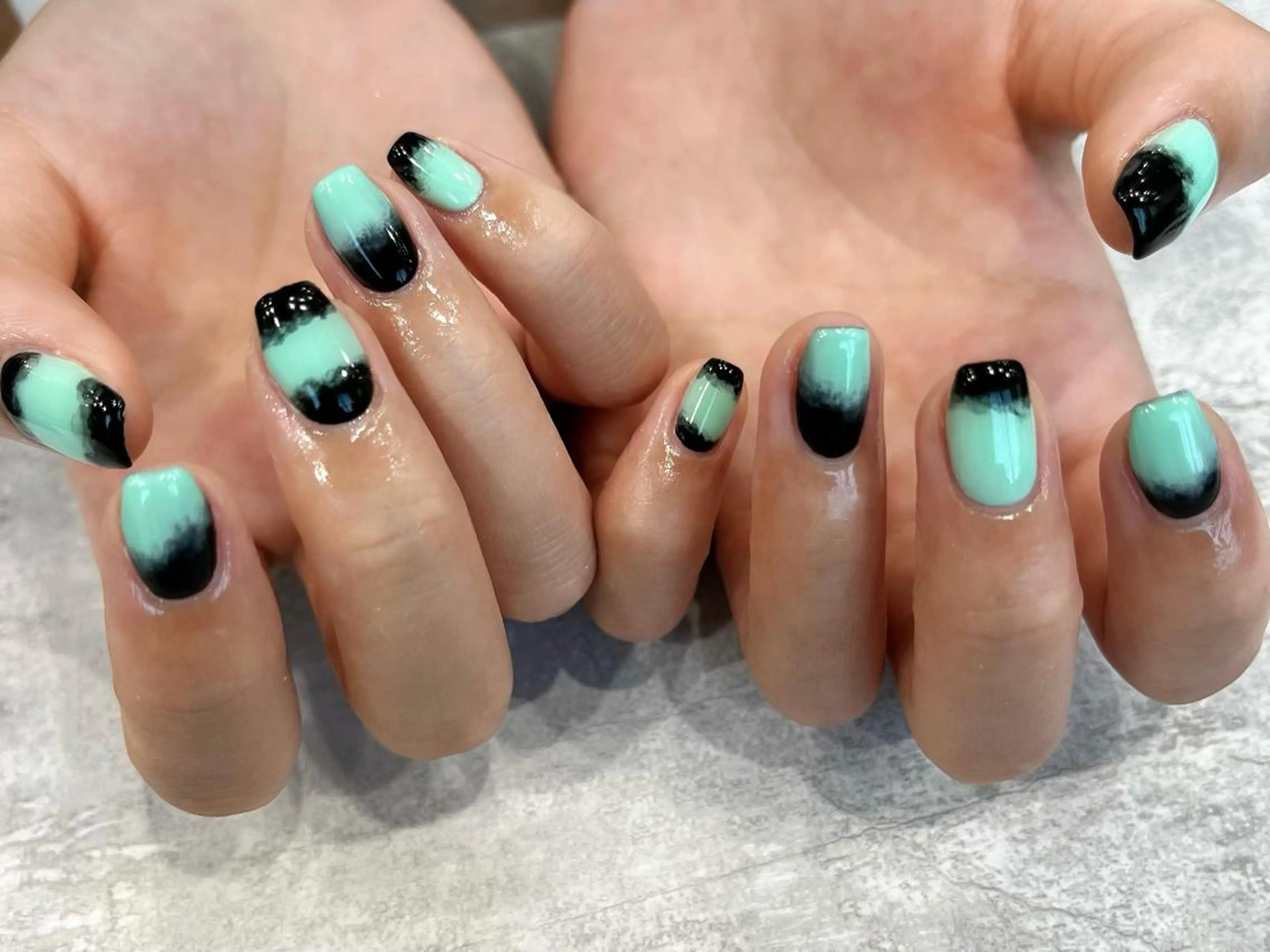 ネイル ニュアンスネイル ハンドネイル 阿部 ほのかのネイルデザイン