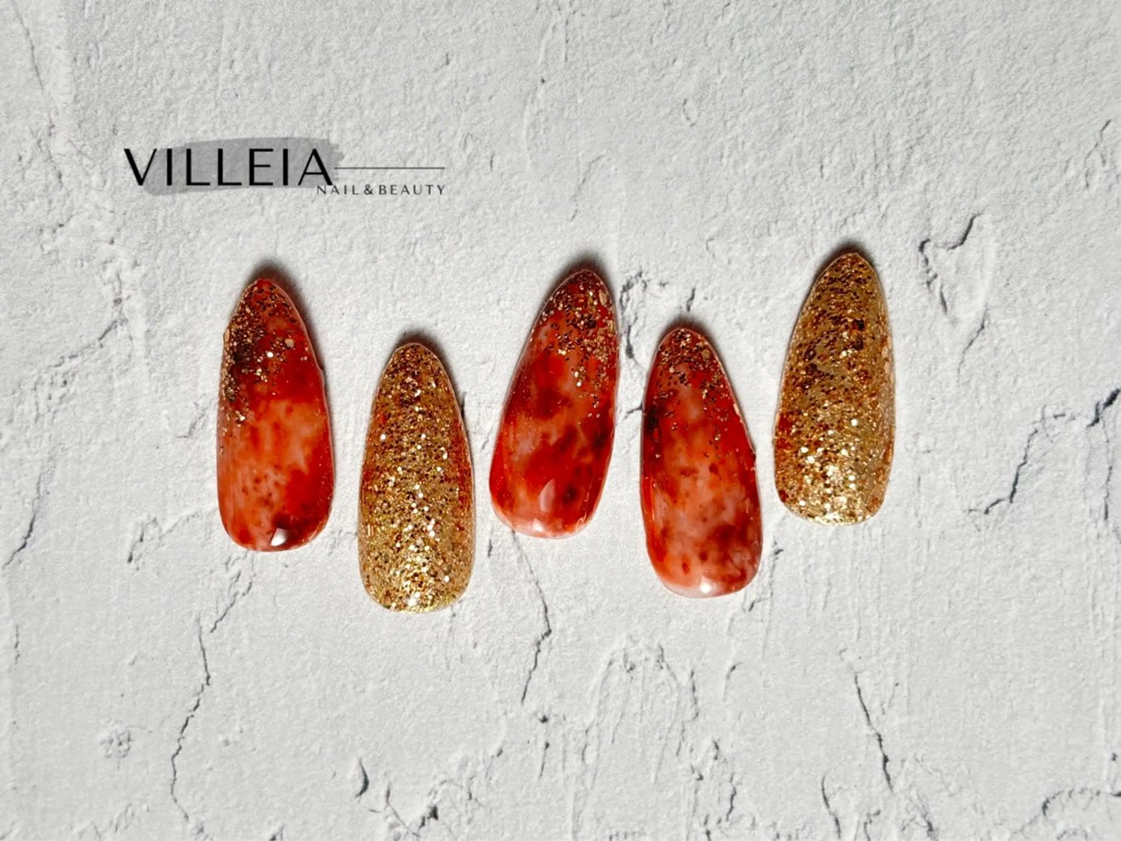 ネイル アートネイル シンプルネイル VILLEIA ヴィラレイアのネイルデザイン