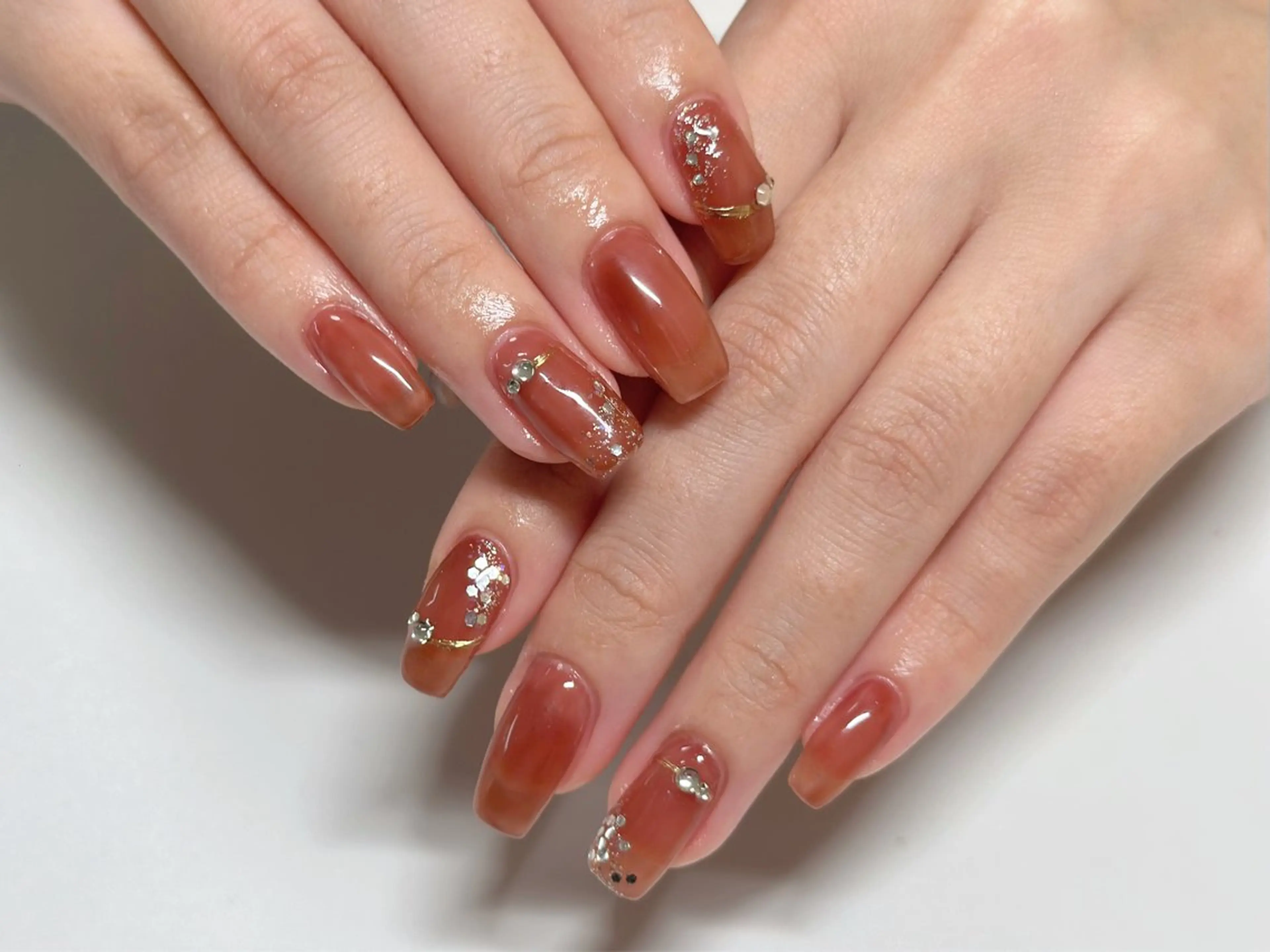 ネイル 【パラジェル・フィルイン】Nailsalon　Merci東中野所属・Merci shigaのネイルデザイン