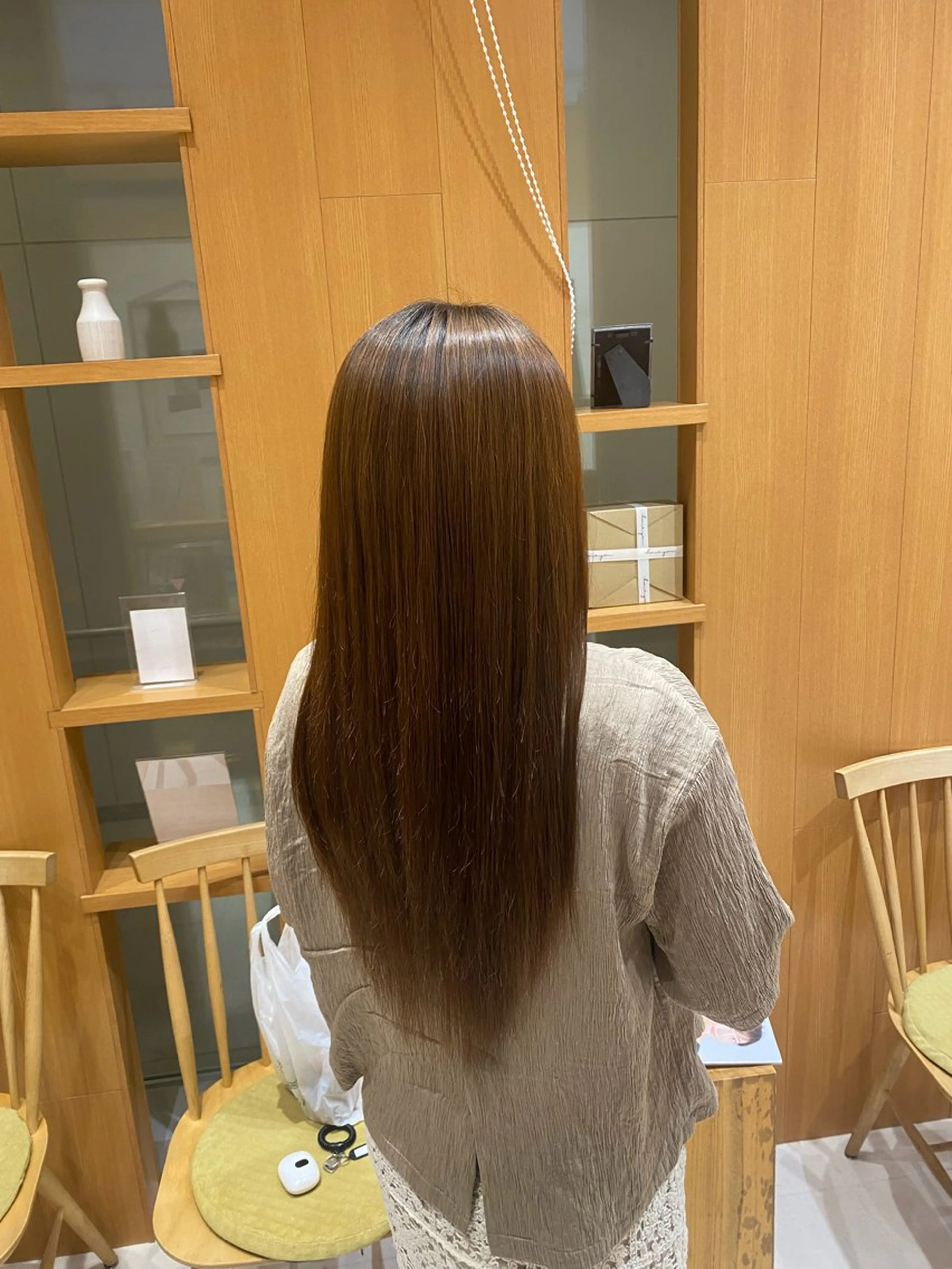 ロング パーマ 縮毛矯正 🍫apish国分寺 すずきかのん🍫のヘアスタイル