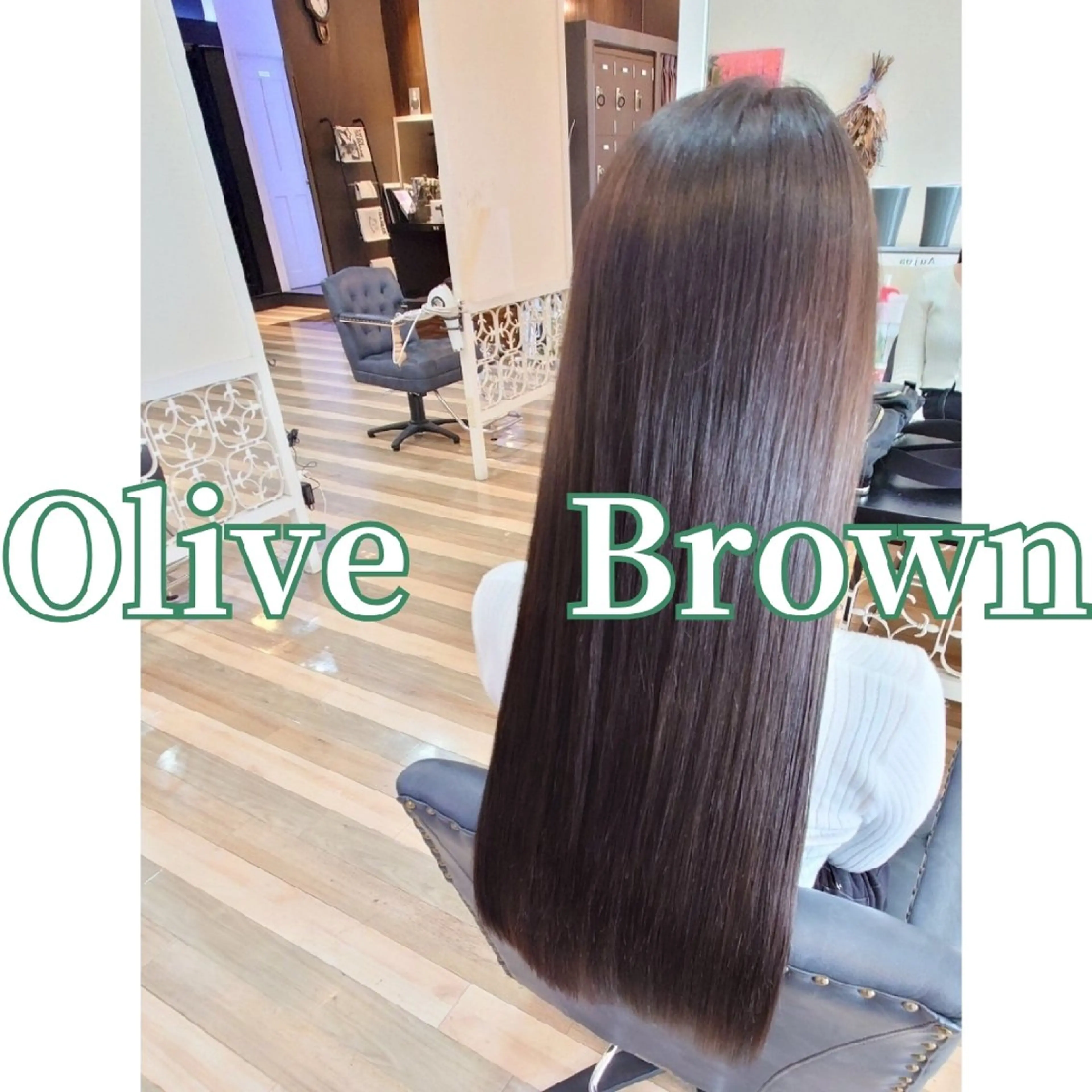 ロング カラー ブラウンカラー 髪質改善 カット ヘアカラー ヘッドスパ Russo(ルッソ)所属・こにし/蒲生四丁目 /髪質改善/スパのヘアスタイル