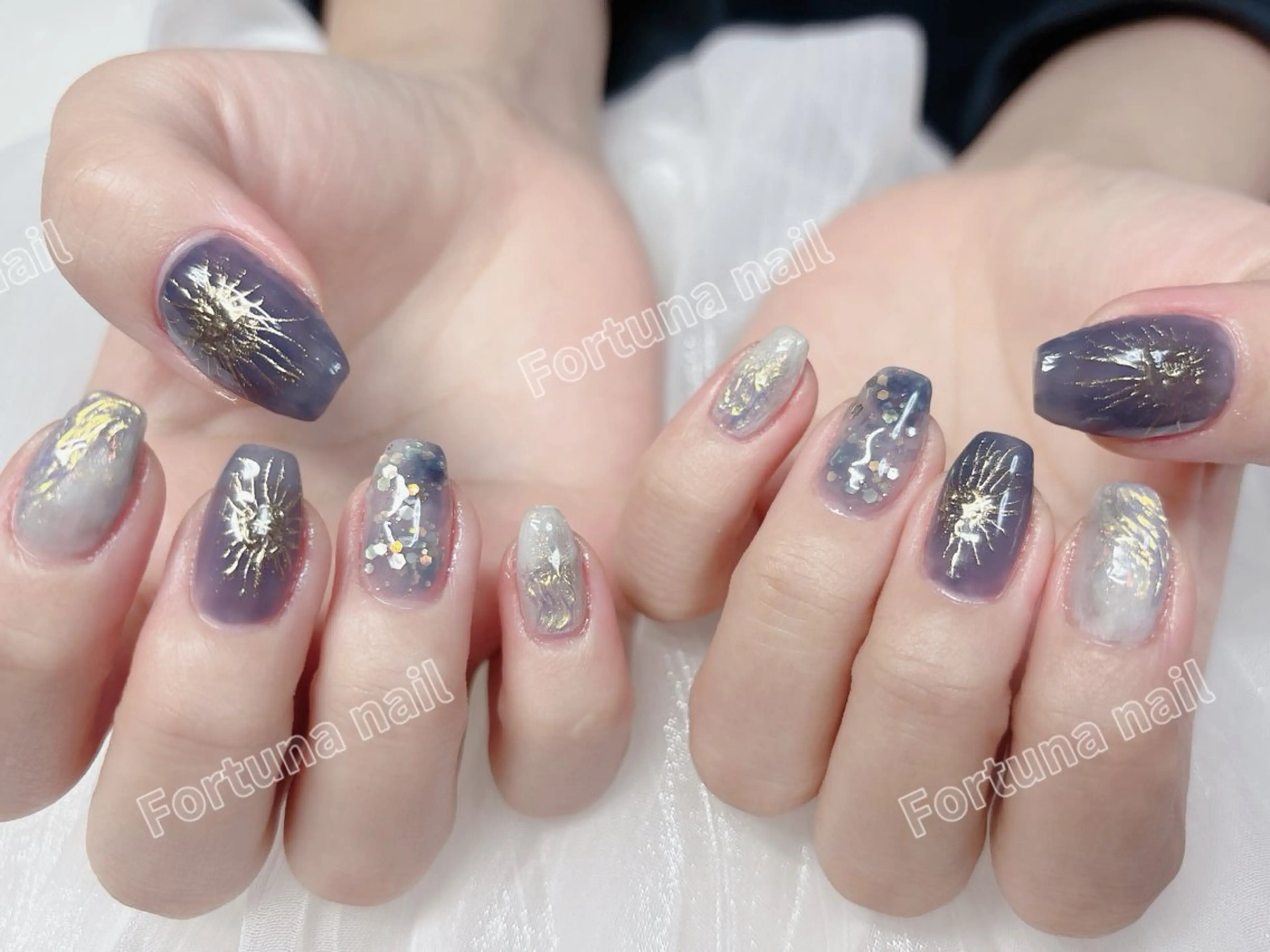 ネイル ハンドネイル Nail •Head スパFortunaのネイルデザイン