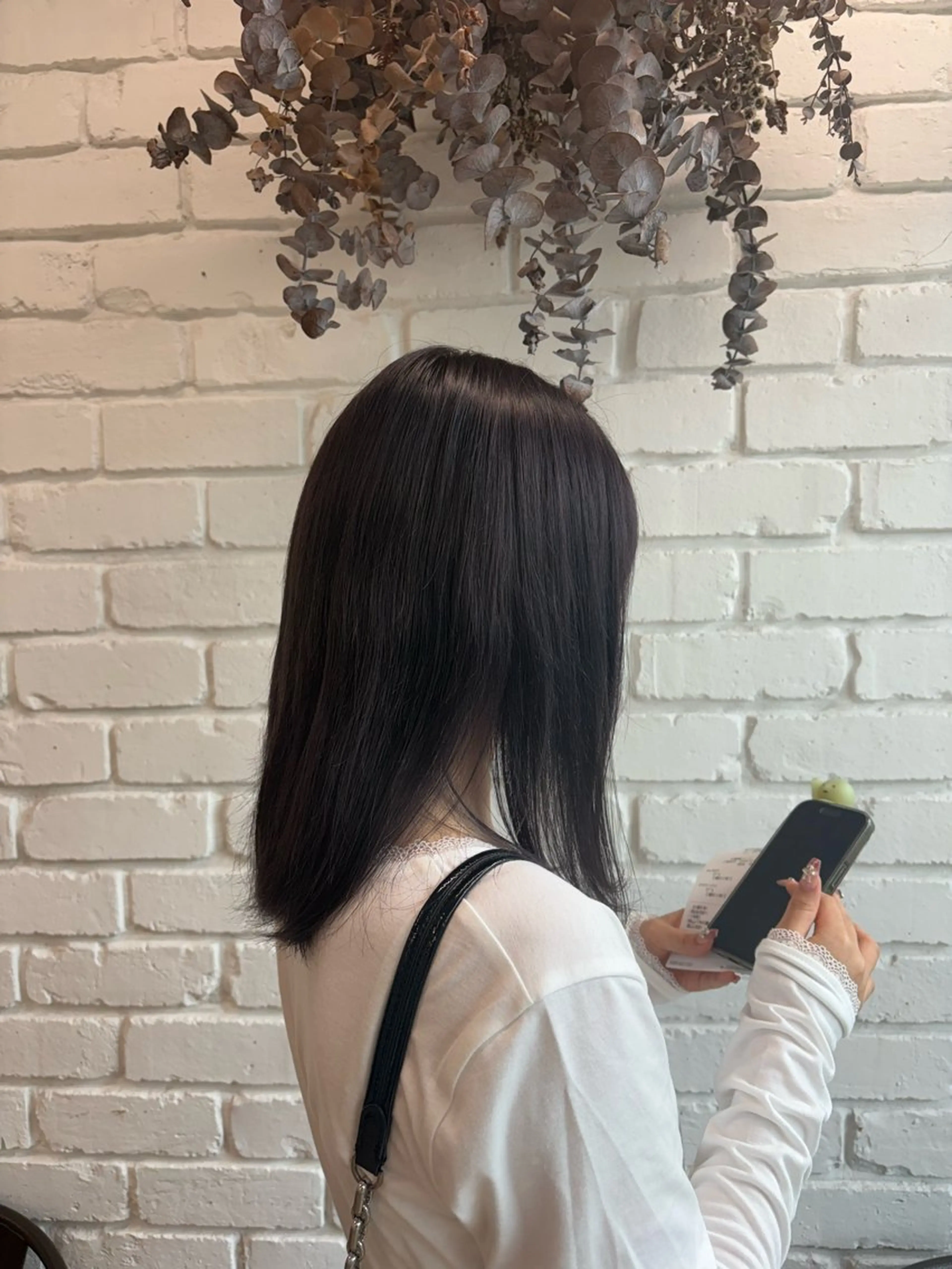 ミディアム ヘアカラー トリートメント 髪質改善トリートメン ト/縮毛矯正/ゆうなのヘアスタイル