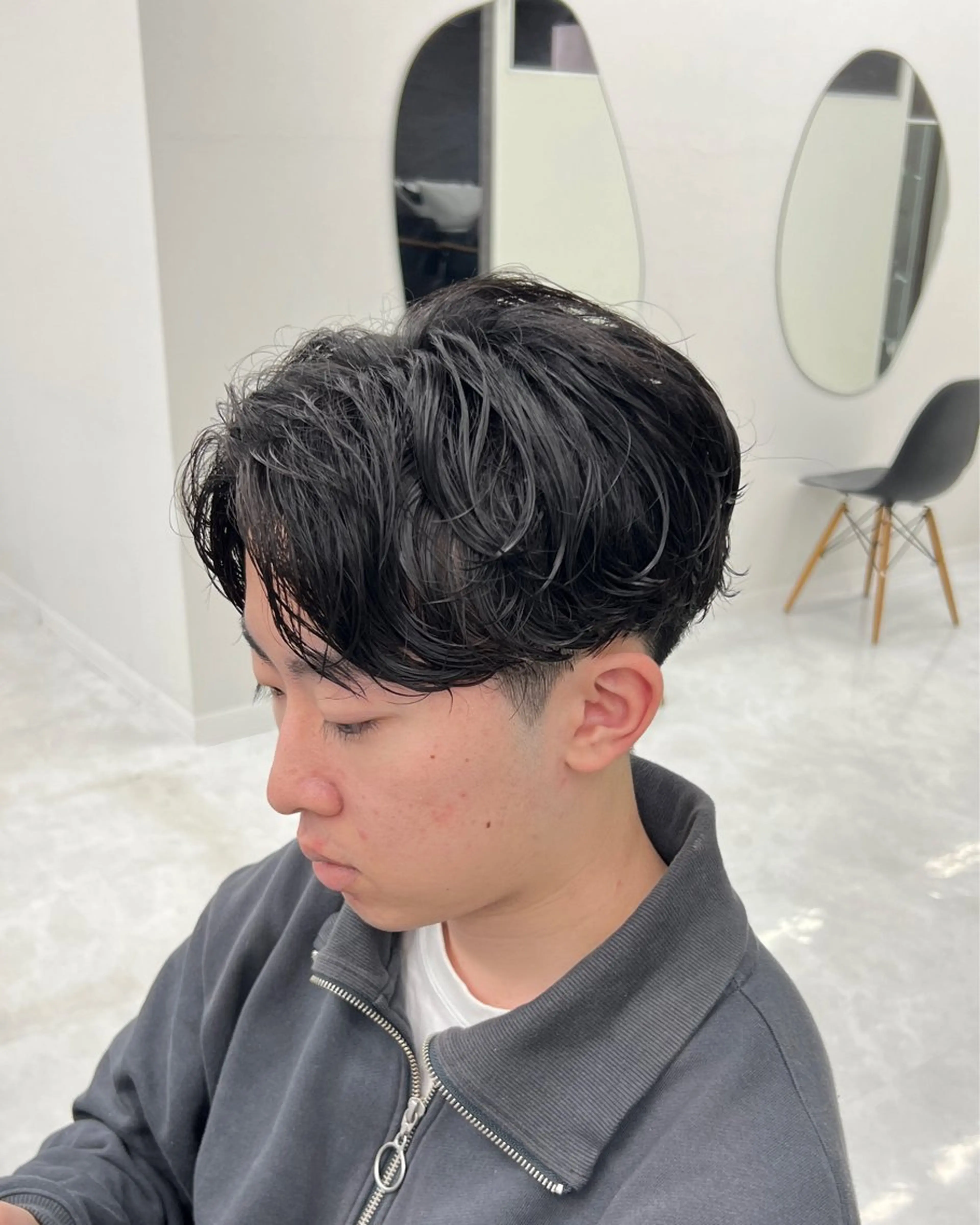 パーマ メンズ カット パーマ トリートメント ヘッドスパ ヘアセット シャドウパーマ/ メンズ/KENTAのヘアスタイル