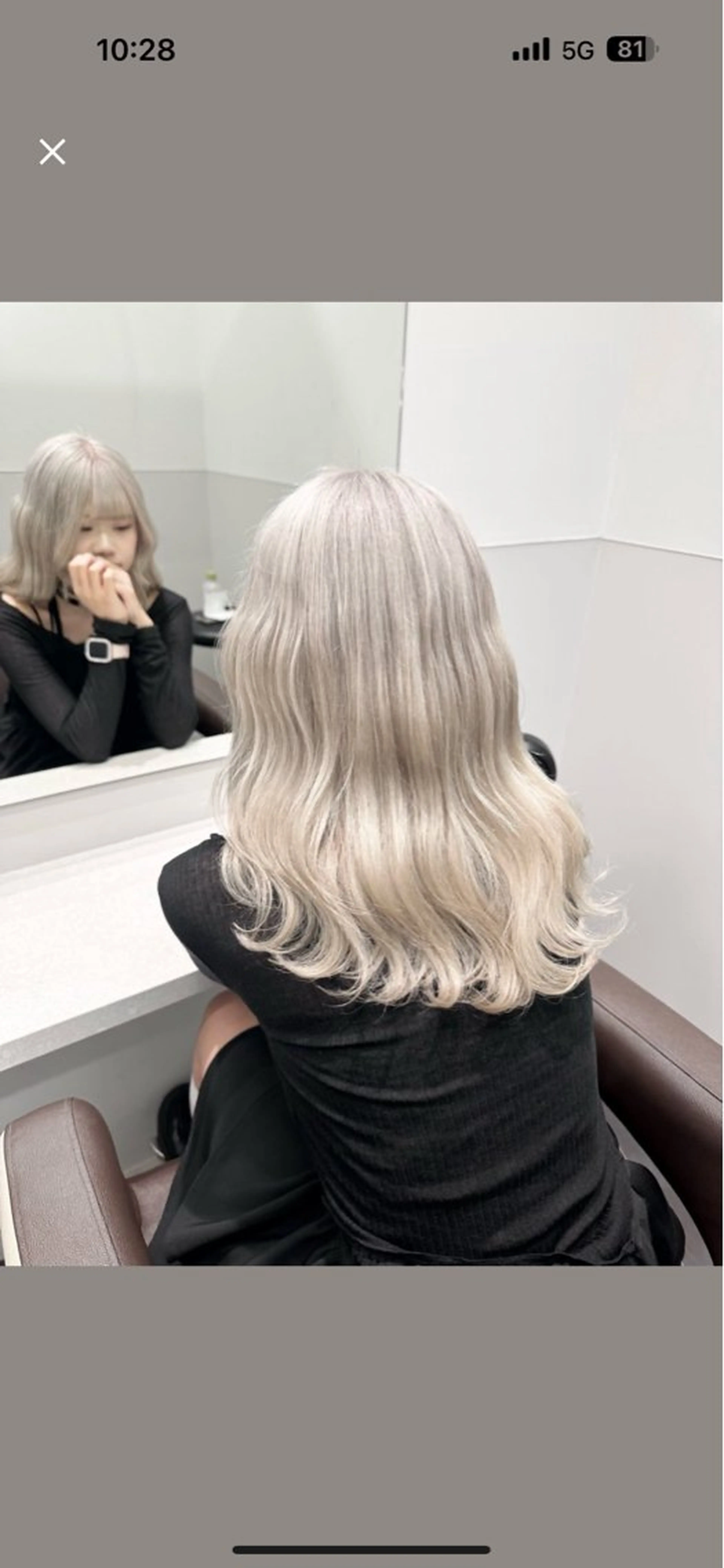 🌙ハイトーン計画🌙2ケアブリーチ＋ワンカラー＋トリートメント／韓国ヘア／派手髪／ダブルカラー／ブリーチ/ハイトーンの写真