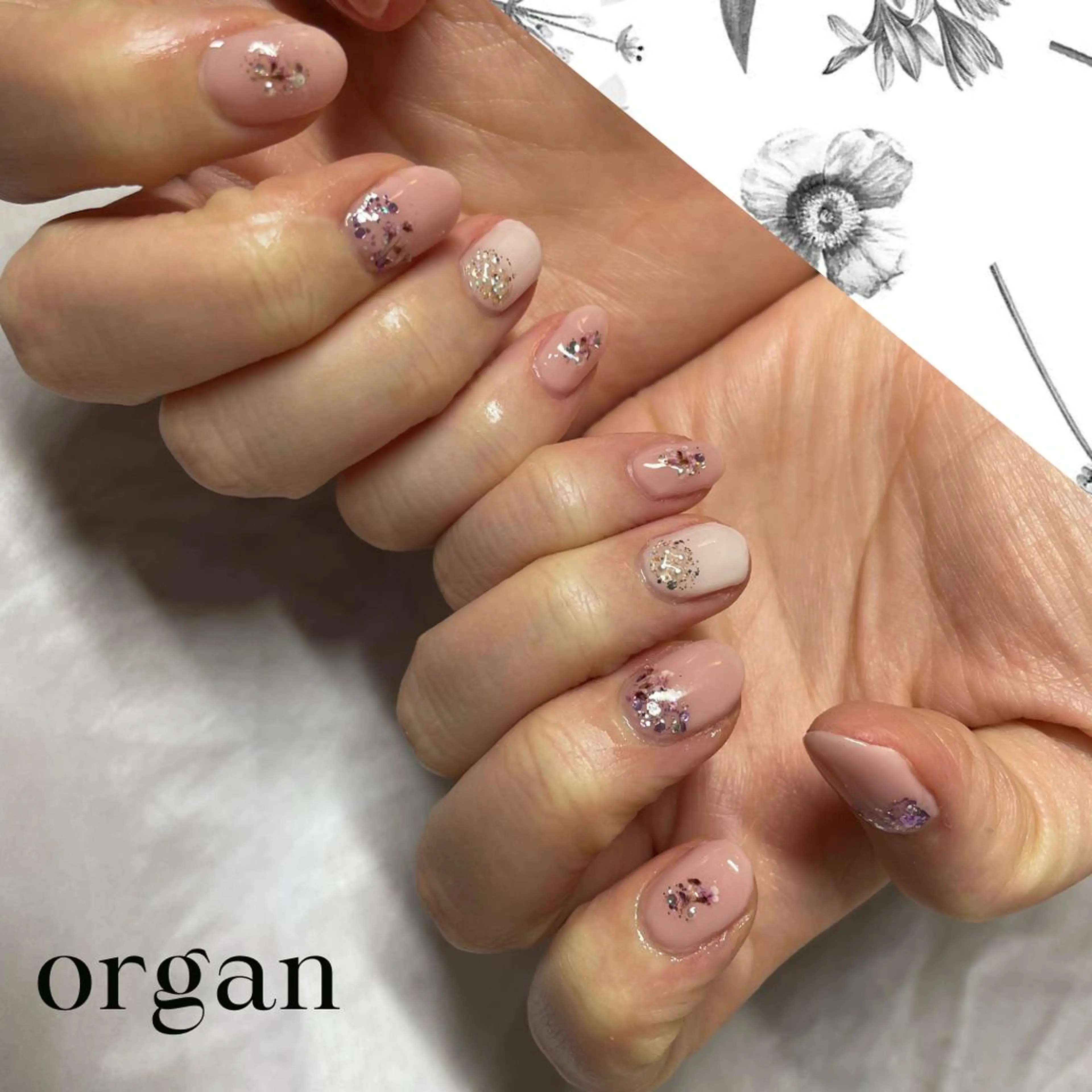 ネイル 【ＯＲＧＡＮ】 nailのネイルデザイン