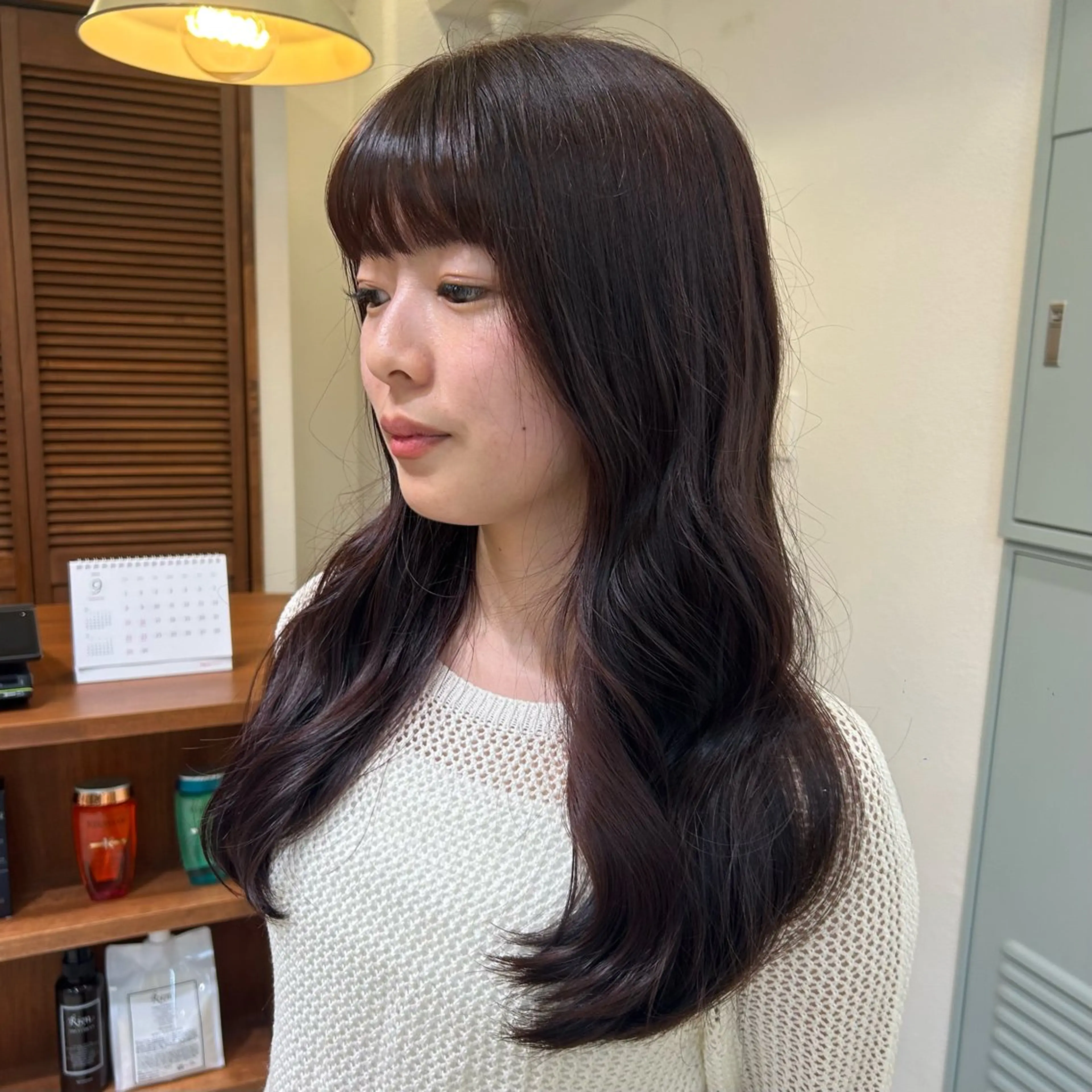 オーガニック艶カラー＋髪質改善ケラスターゼの写真