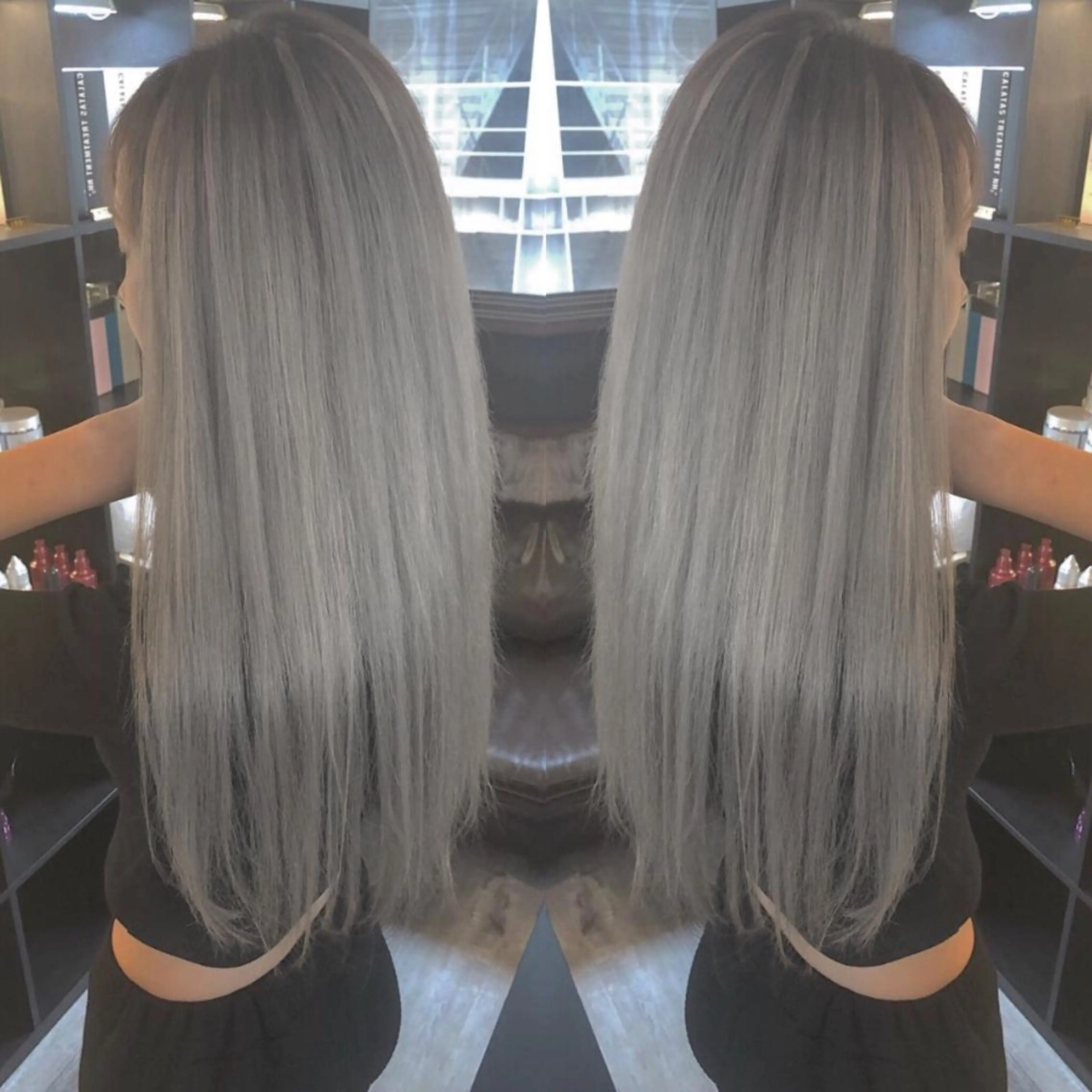 ロング カラー エクステ KIRA スズキ タクヤ／店長のヘアスタイル