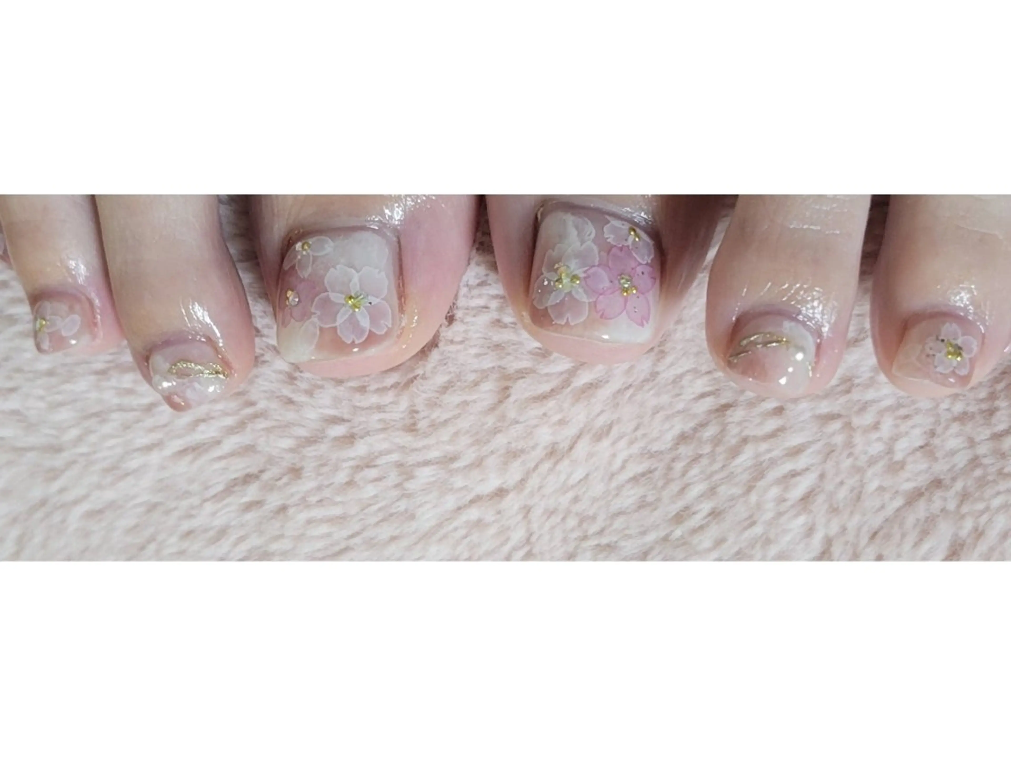 ネイル フットネイル ネイルサロンほっこり kanaのネイルデザイン