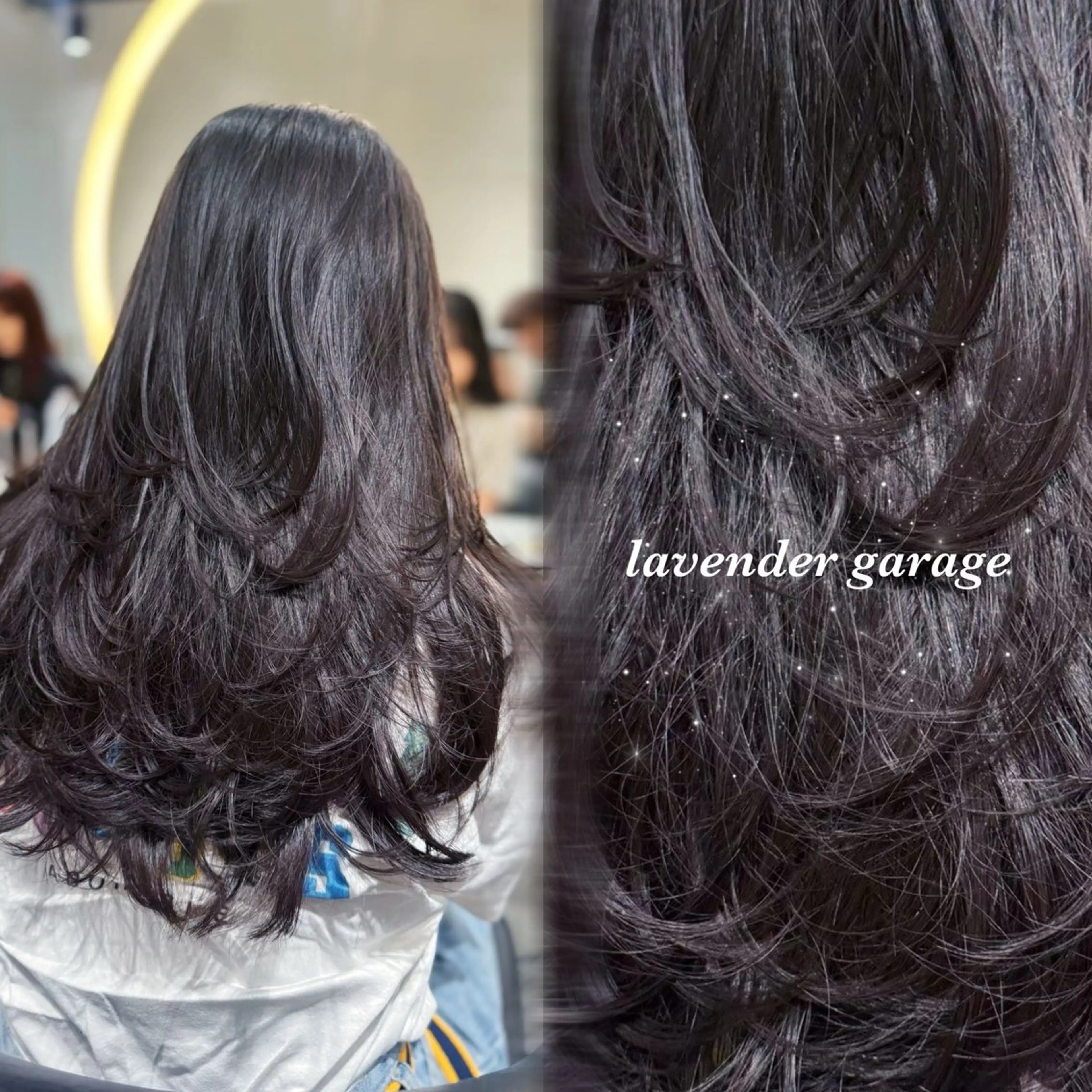 ロング 縮毛矯正 ヘアカラー ♡長崎雛良♡レイヤー /グレージュ/縮毛のヘアスタイル