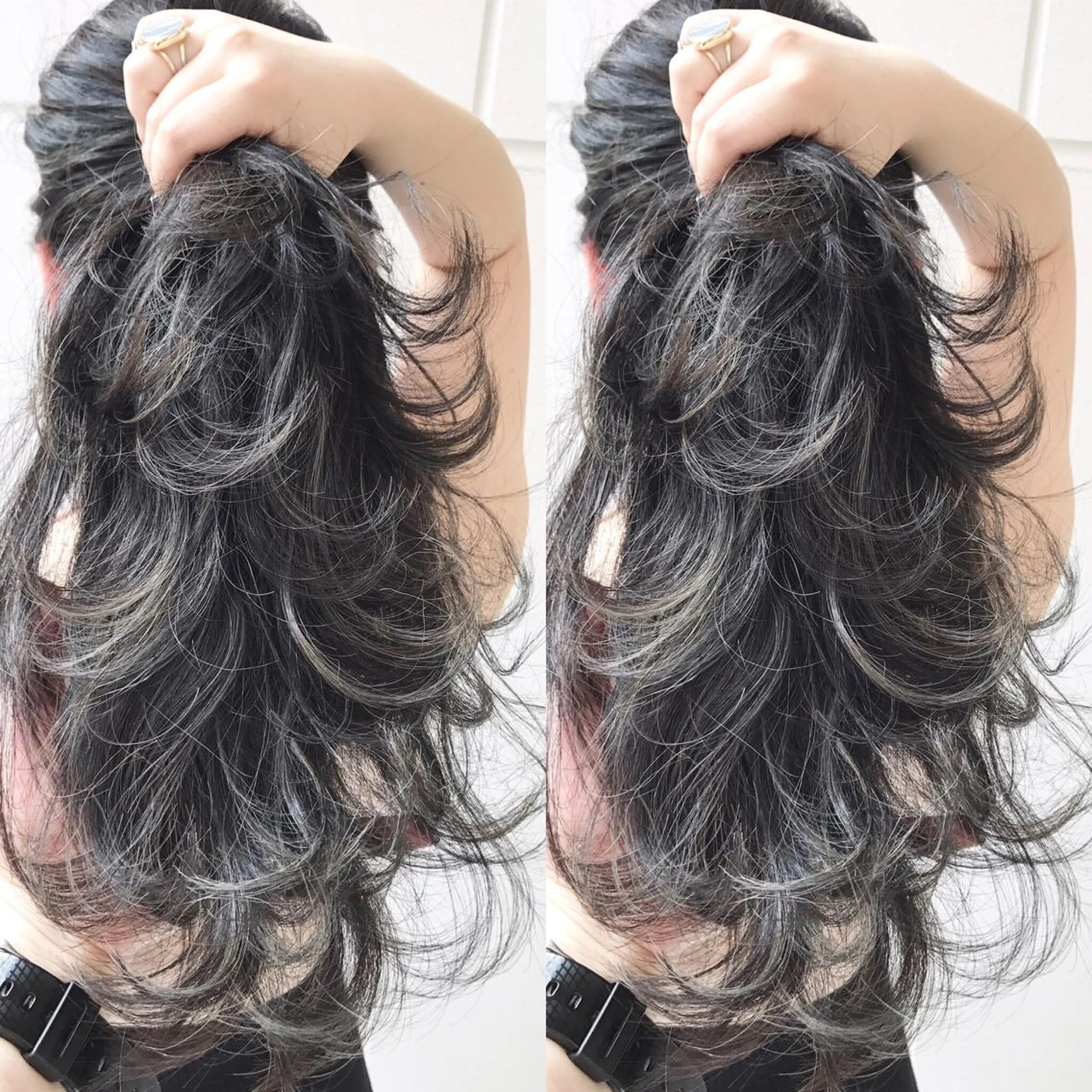 ロング カラー ヘアアレンジ ヘアカラー トリートメント BANK'S hair所属・💐ケラチン 髪質改善寺坂雄飛💐のヘアスタイル