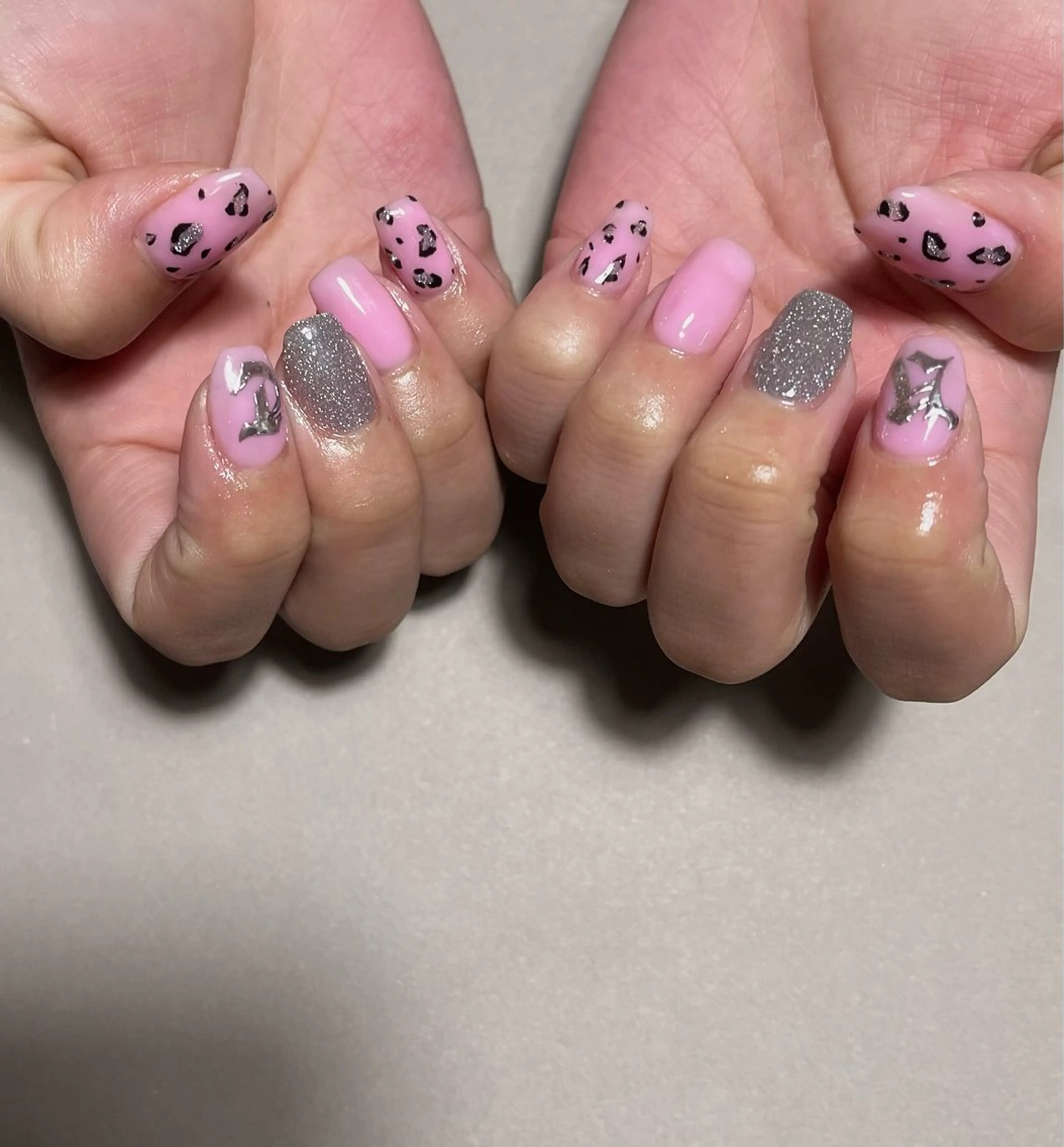 ネイル ブルー ピンク ネイルハウス✴︎ふたご座所属・ネイルハウスふたご座 Natsumiのネイルデザイン