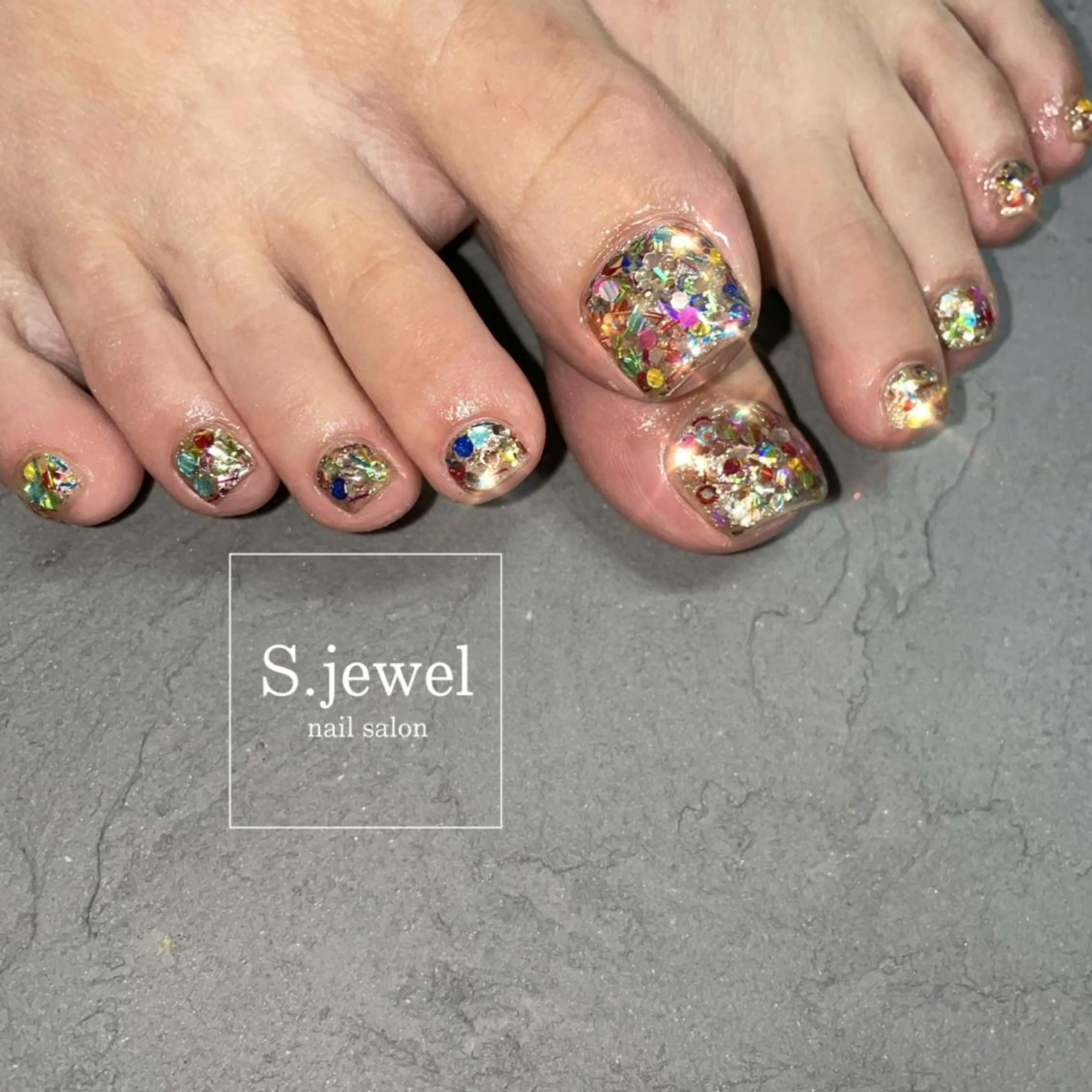ネイル フットネイル S♡JEWEL所属・S. JEWELのネイルデザイン