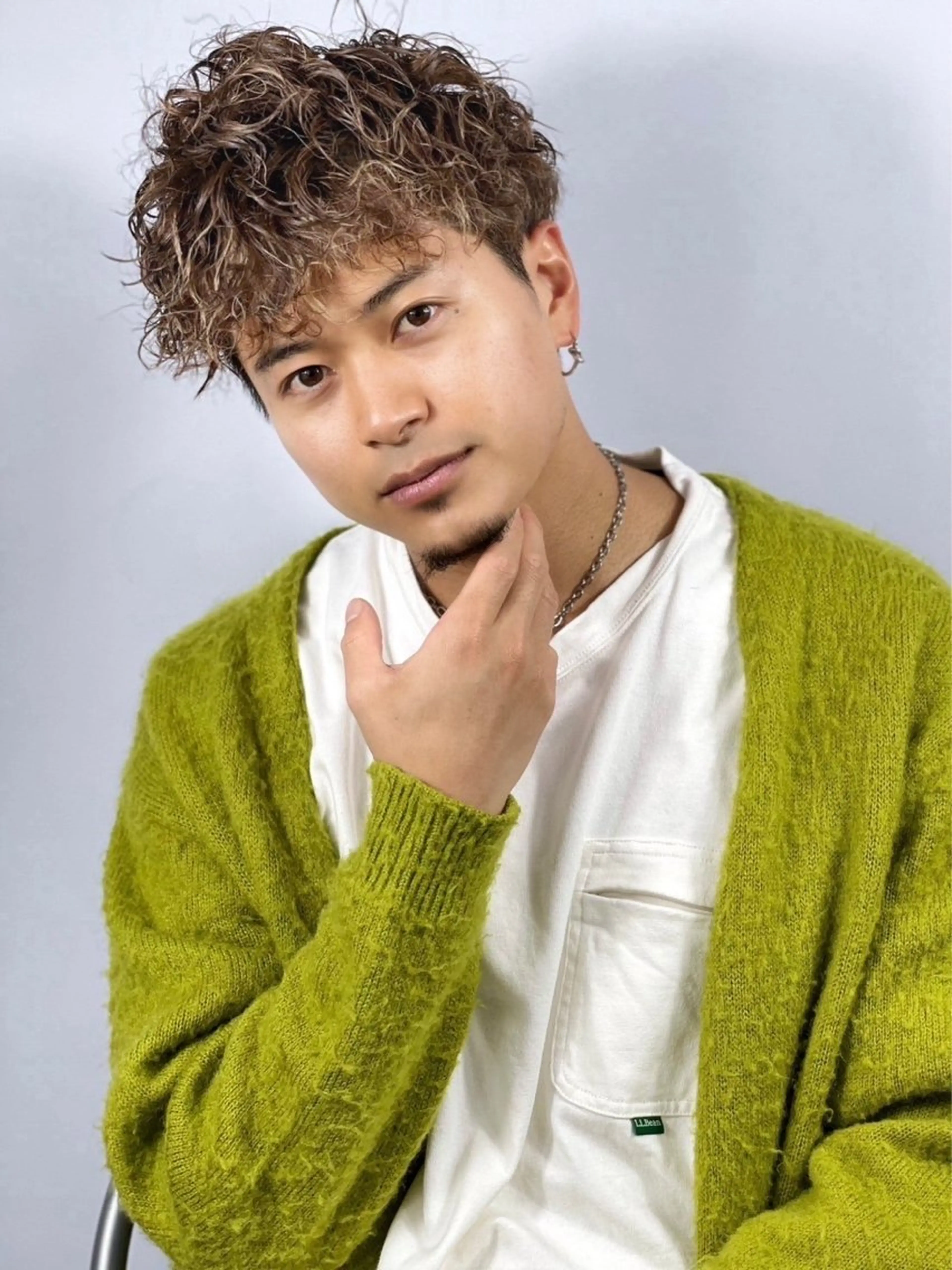 ミディアム メンズカット ⚡️aco⚡️のヘアスタイル