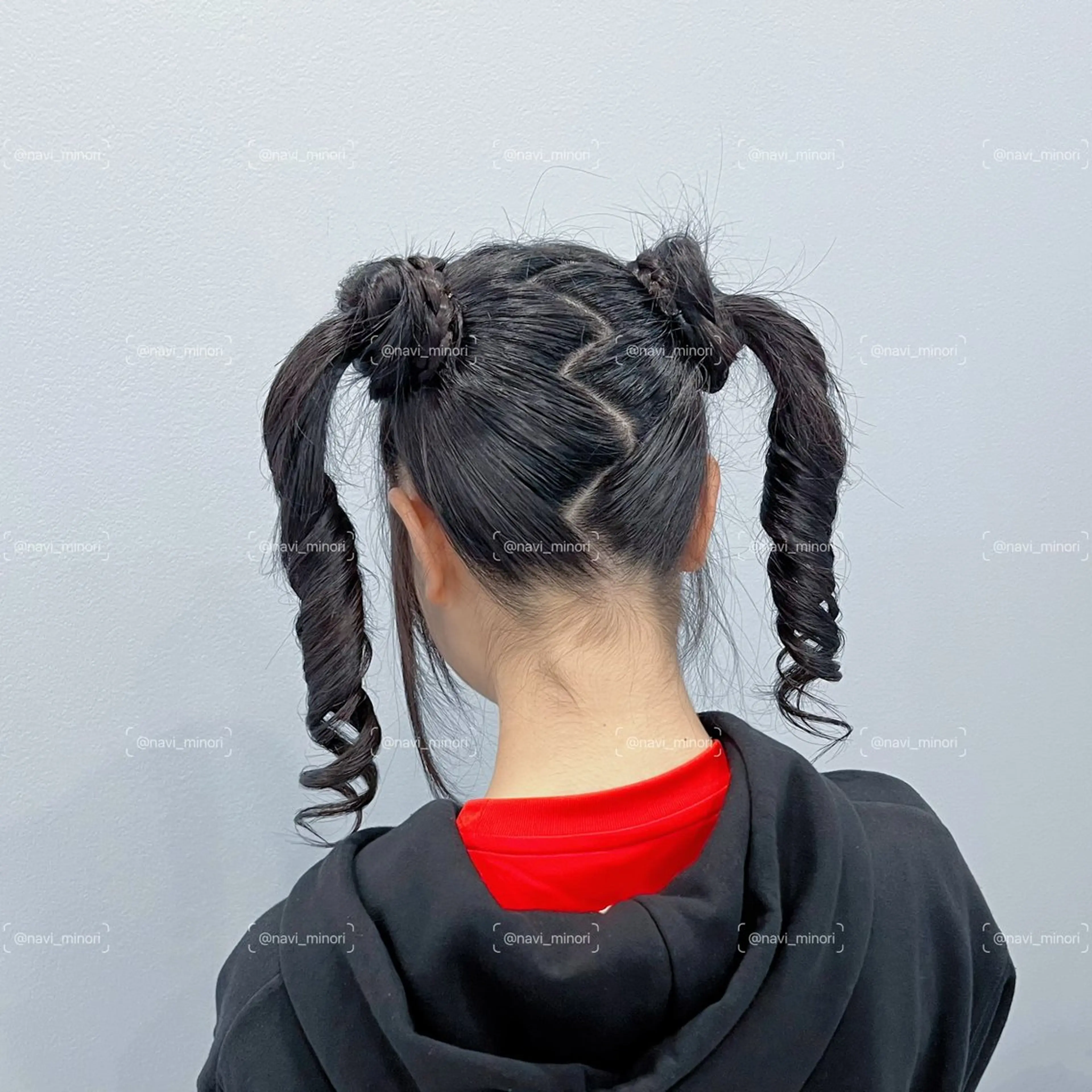 ミディアム ヘアアレンジ ヘアセット navi minoriのヘアスタイル