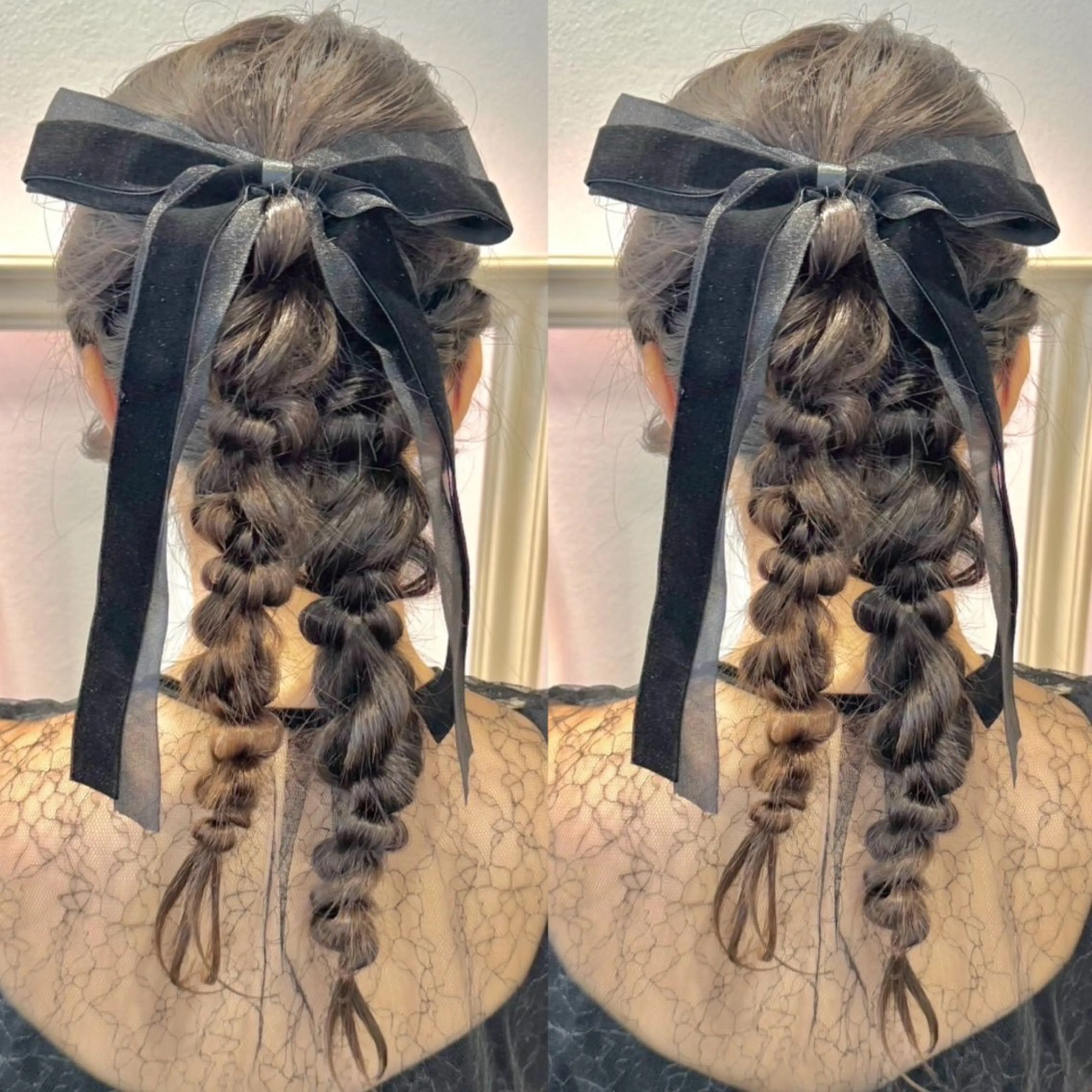 ロング ロング ヘアセット ヘアメ🎀推しカラー 🥣横浜/しほ🧸のヘアスタイル