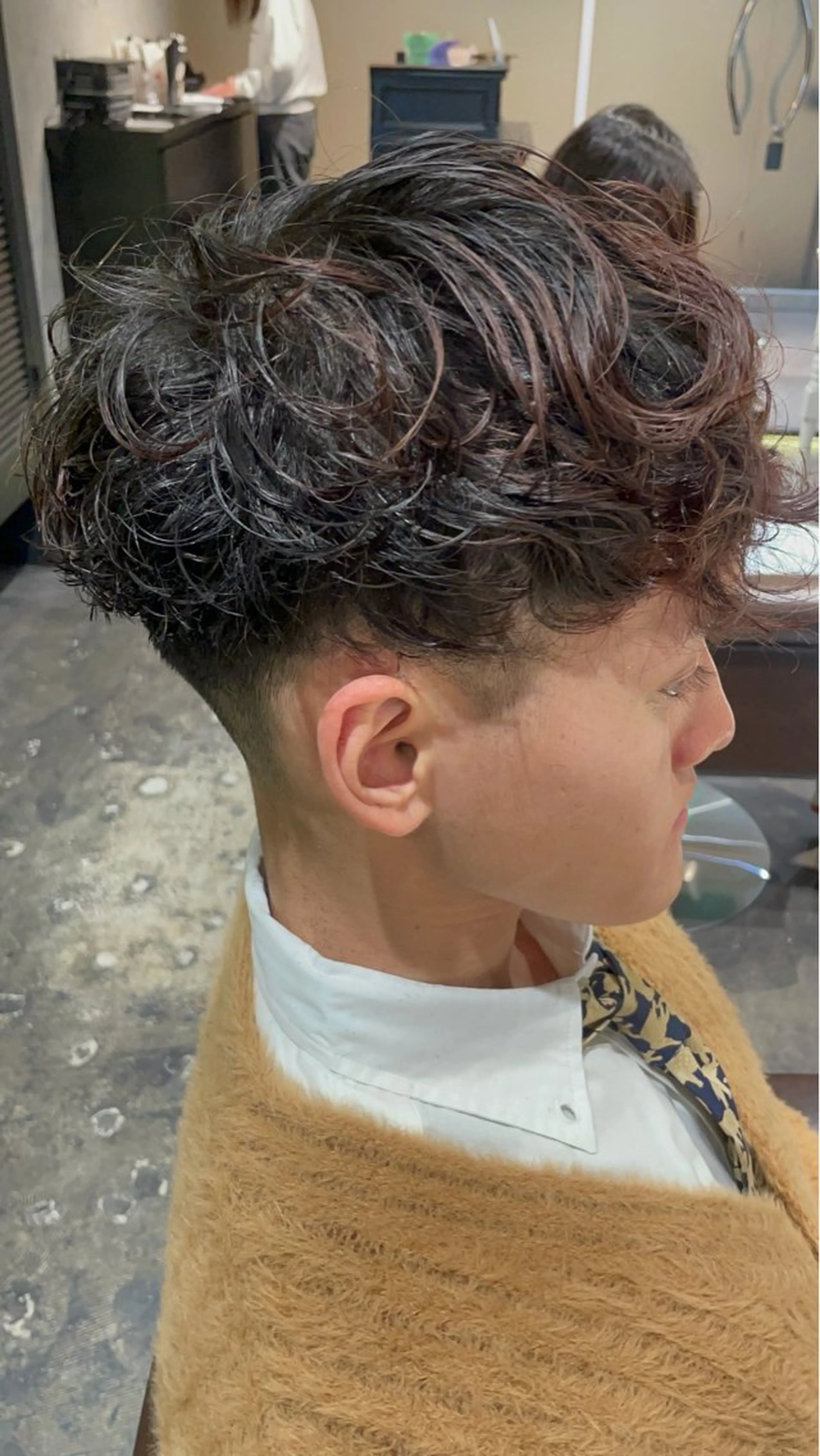 パーマ メンズ カット パーマ 💈メンズ職人 ルキト💈のヘアスタイル