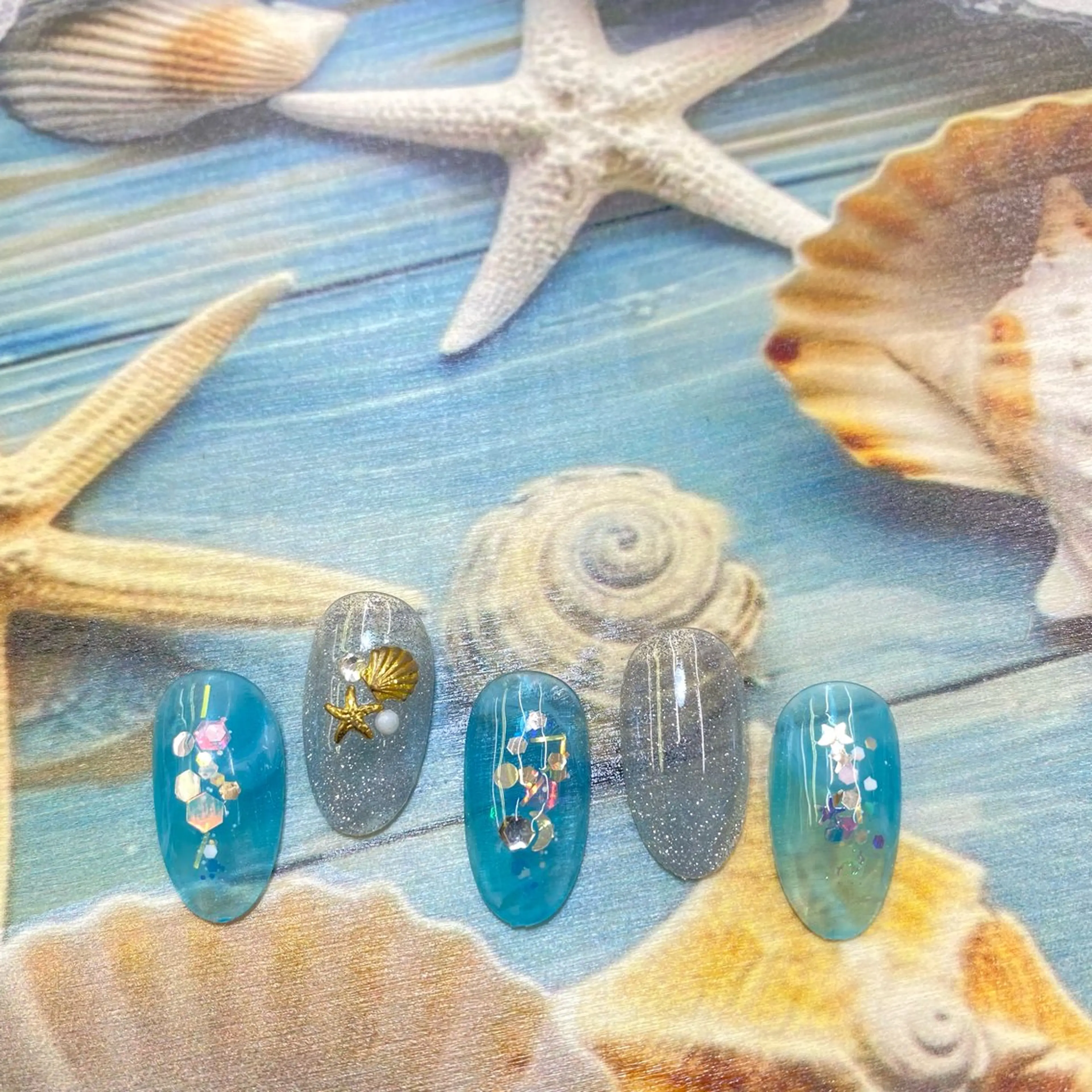 ネイル ハンドネイル AngelChris ビューティーサロン琳のネイルデザイン