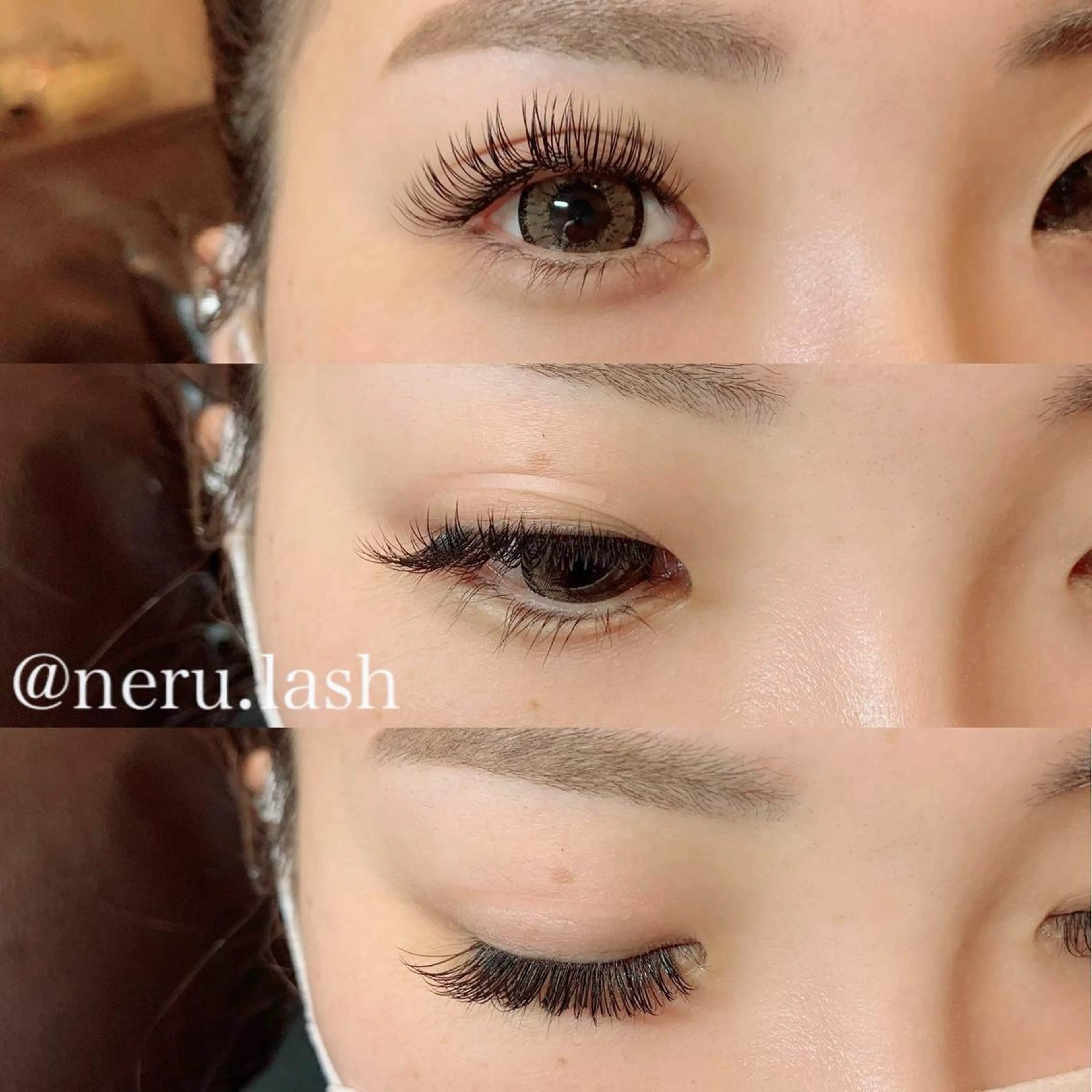 マツエク・マツパ マツエク NERU  lash&brow所属・鈴木 音瑠のマツエク・マツパデザイン
