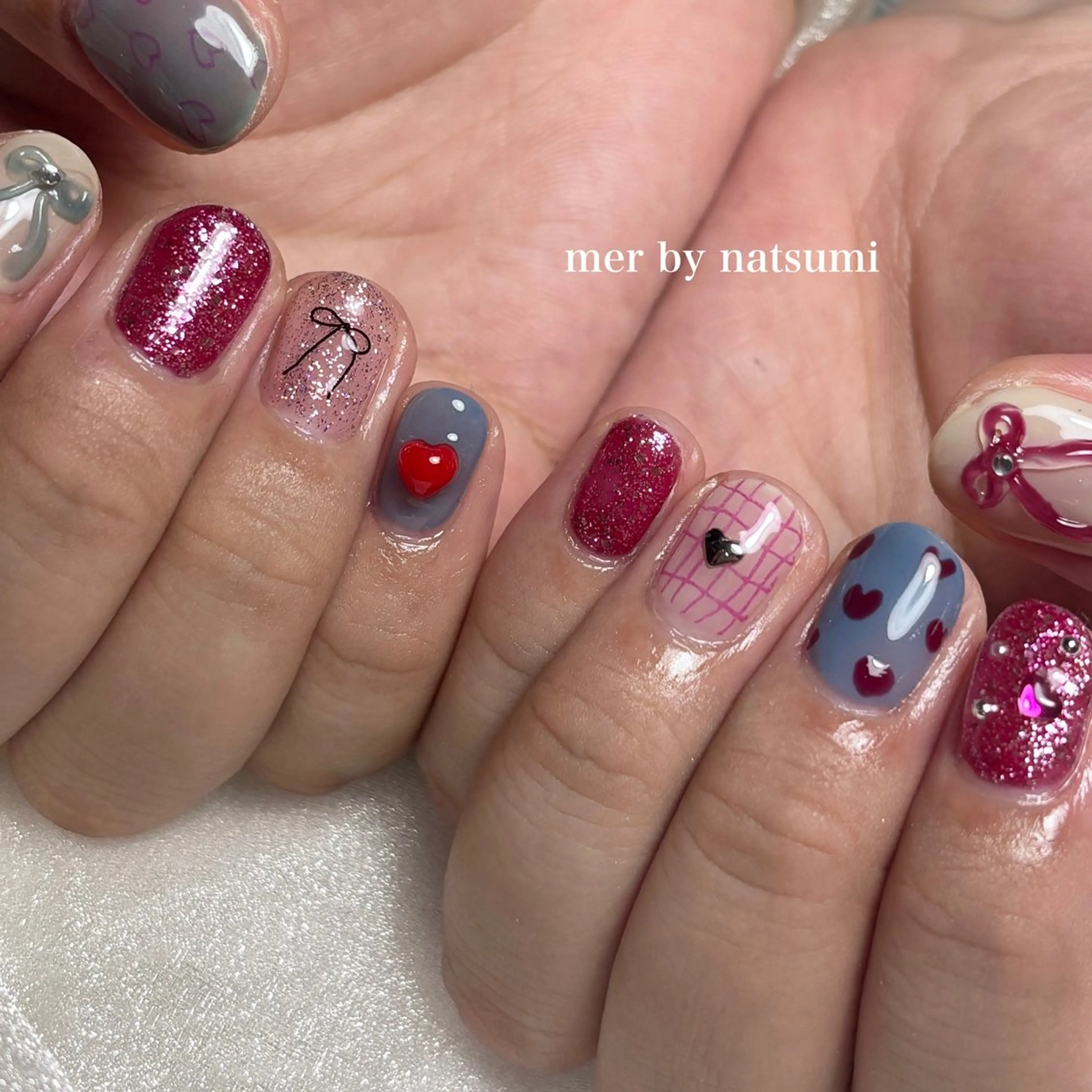 ショート mer natsumiのネイルデザイン