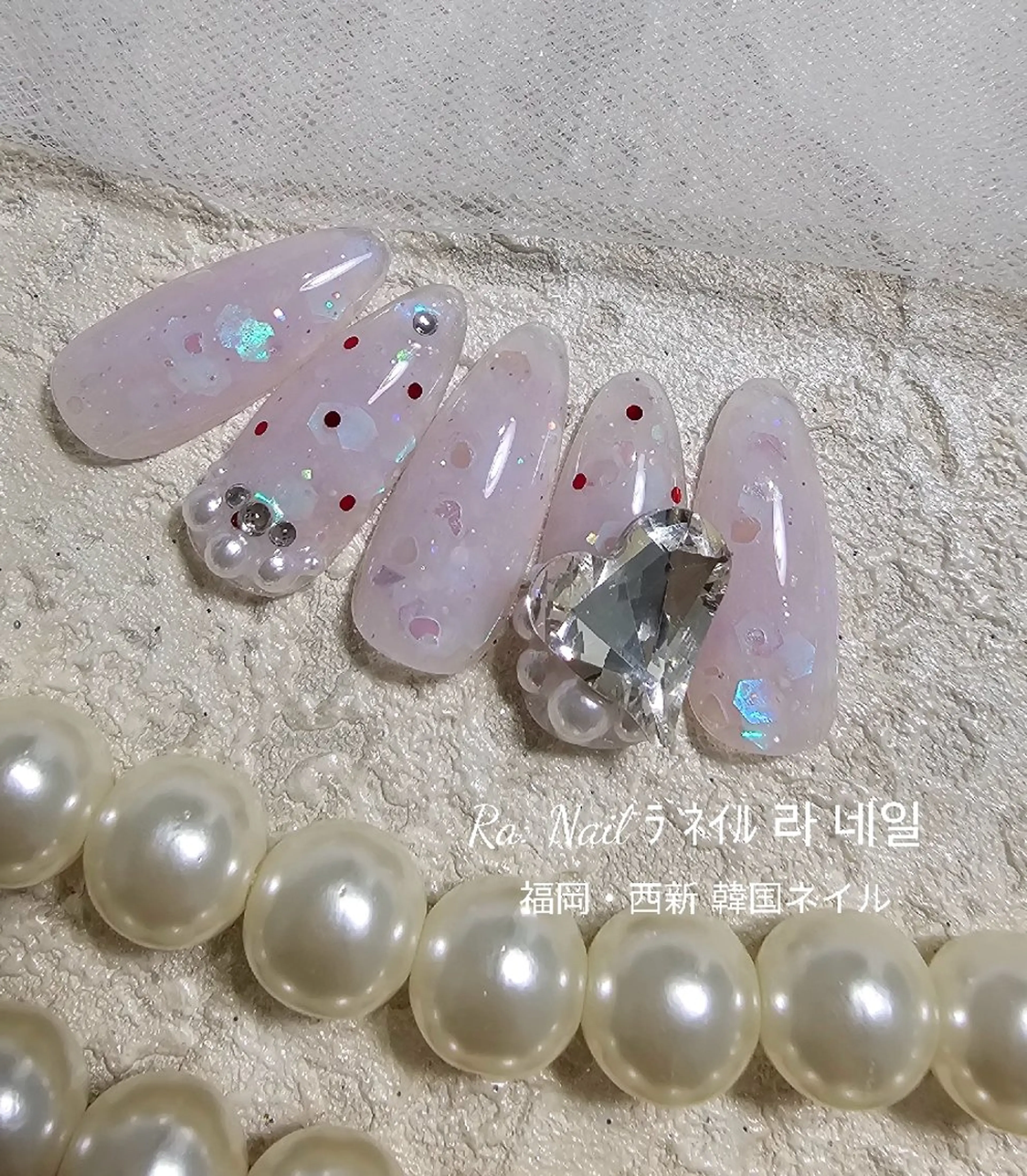 ネイル スカルプネイル Ra: Nail所属・Ra: nail    西新 韓国ネイルのネイルデザイン