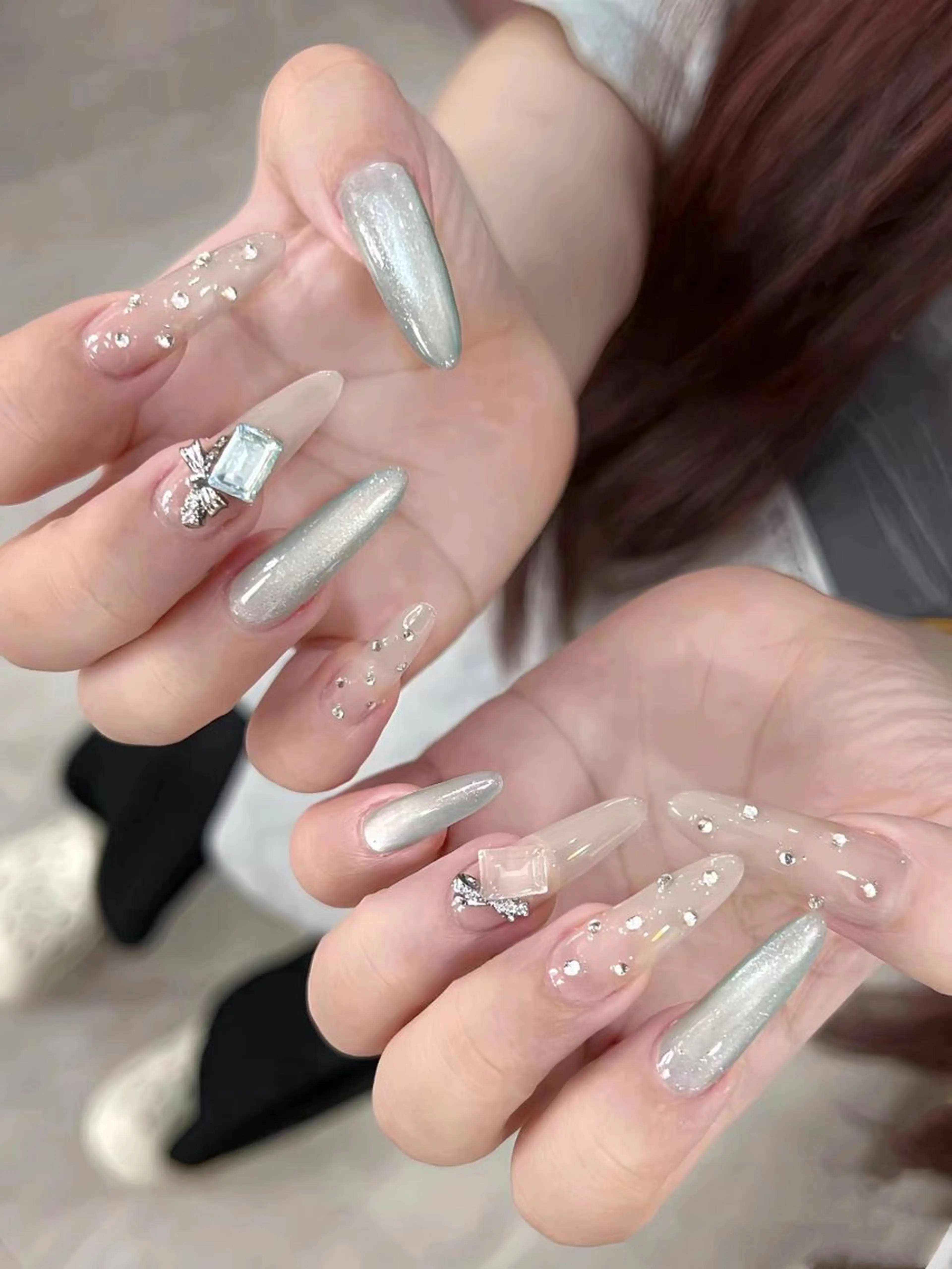 ネイル マグネットネイル 持ち込み BabyYouMi nailのネイルデザイン