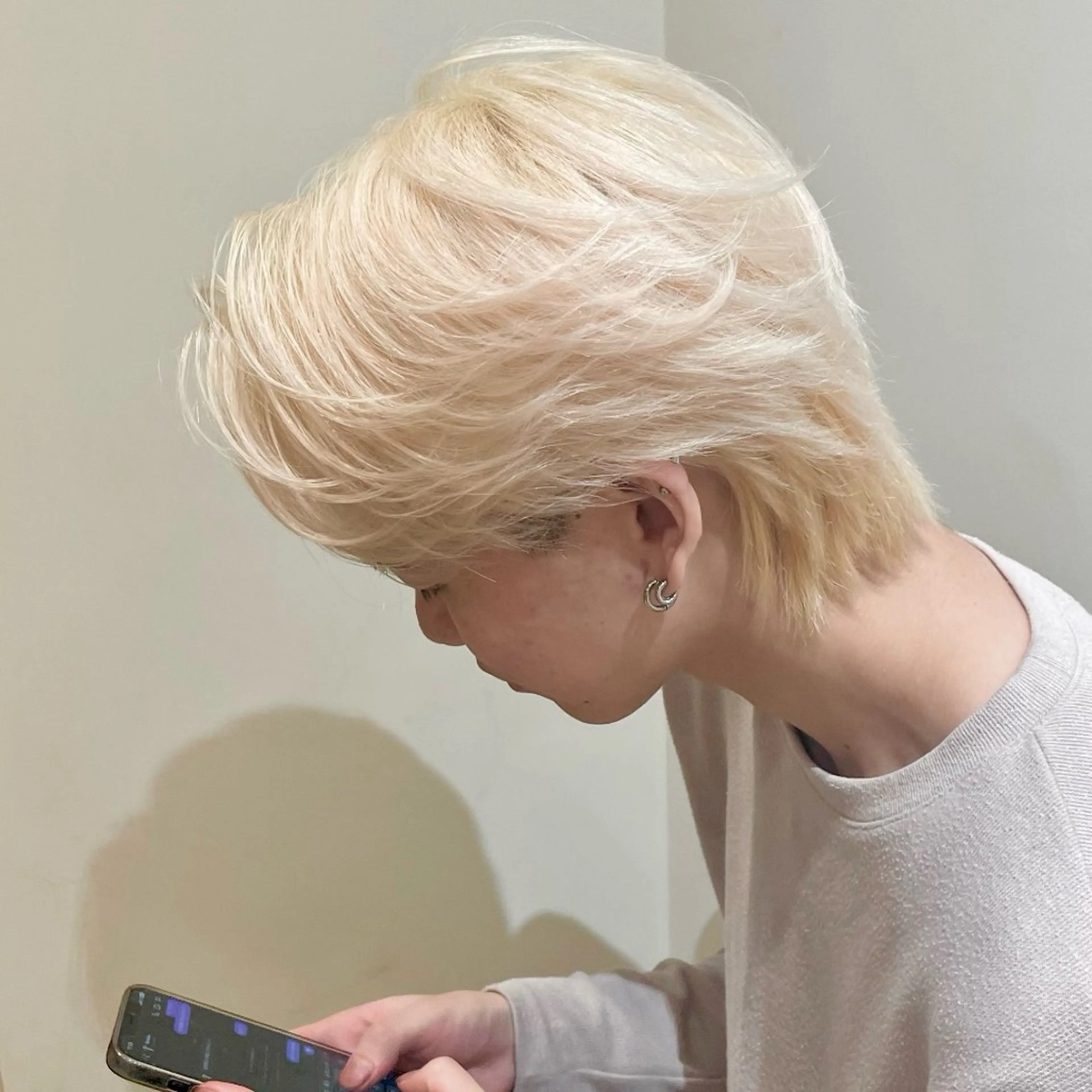 カラー メンズ TRICCA SHIBUYA所属・ショート･ボブ / ミク💞のヘアスタイル