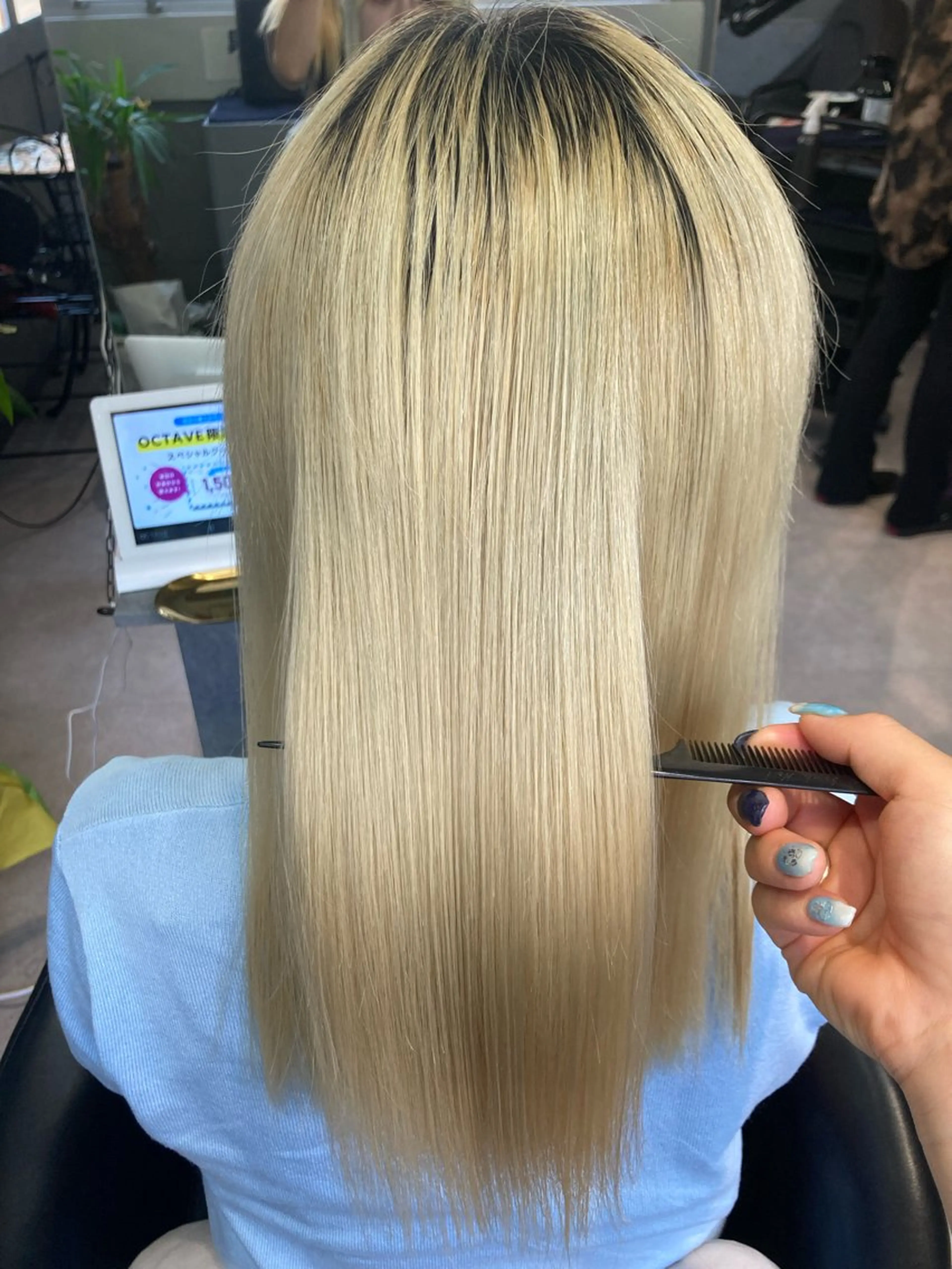 セミロング トリートメント 髪質改善☺︎縮毛矯正 ふじい まりんのヘアスタイル