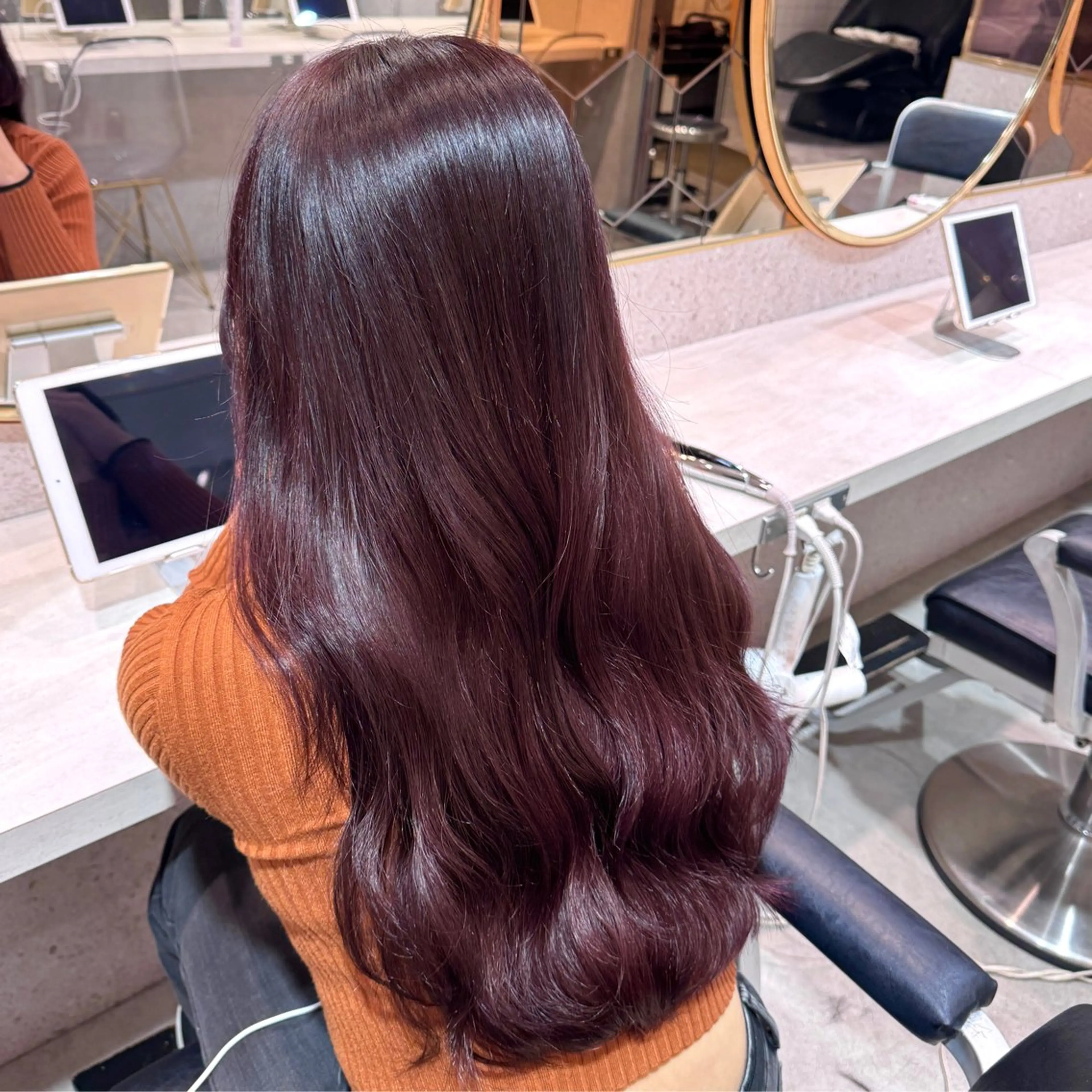 ロング ヘアカラー トリートメント 🎀しゅな/韓国 レイヤー/透明感♡のヘアスタイル