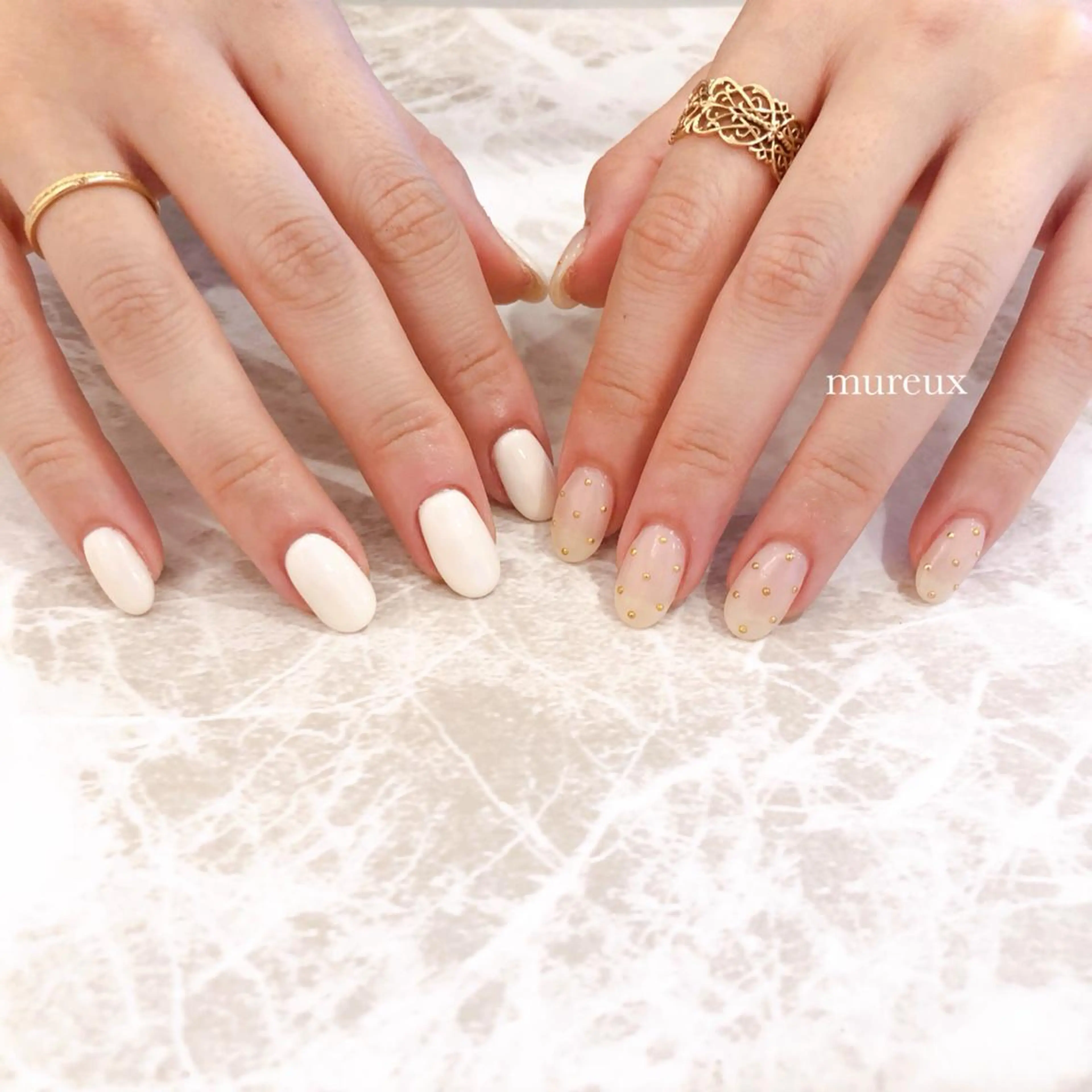 ネイル ハンドネイル mureux ∵ayakaのネイルデザイン