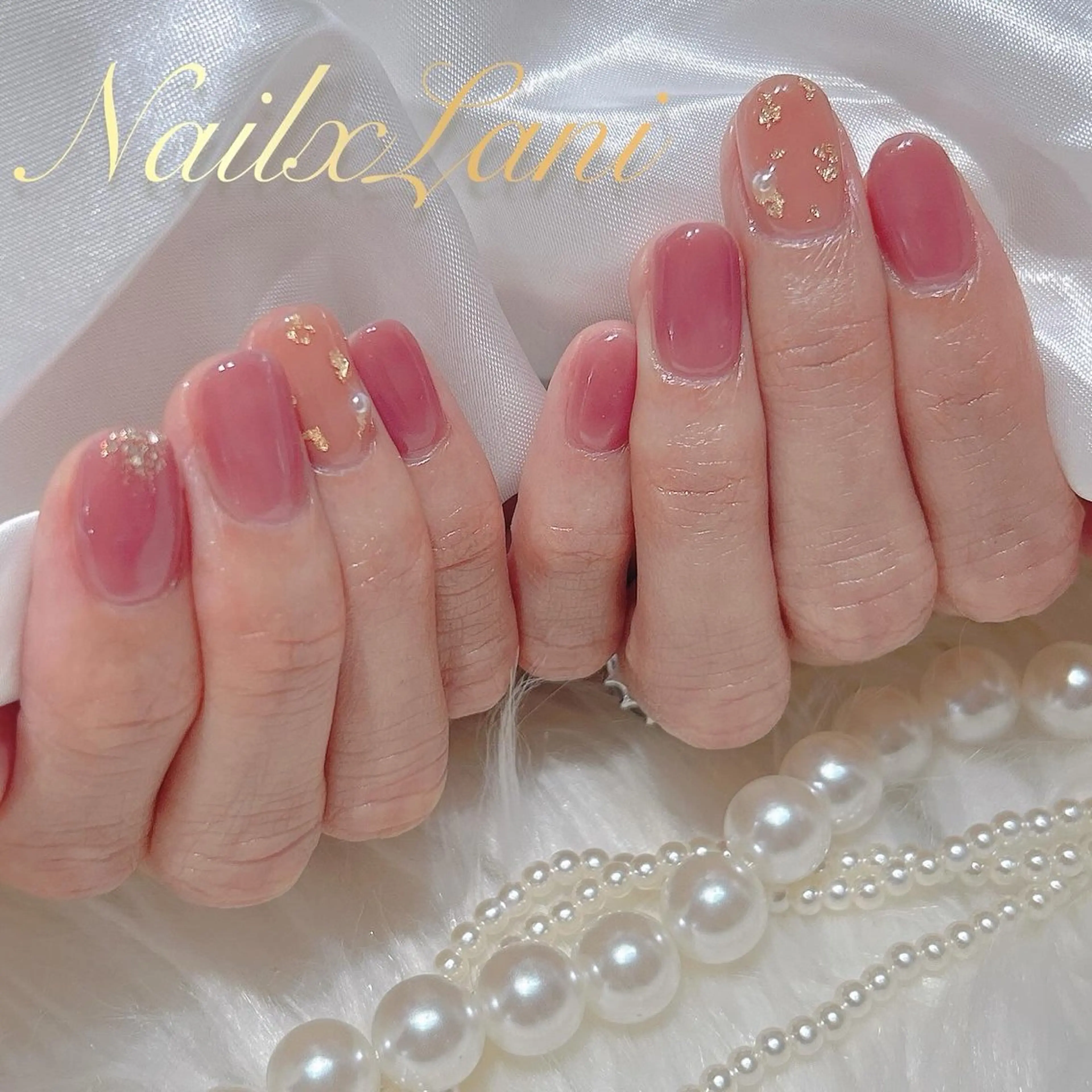 ネイル フットネイル ジェルネイル マグネットネイル パラジェル ハンドネイル Nail×Lani 深爪矯正対応◎のネイルデザイン