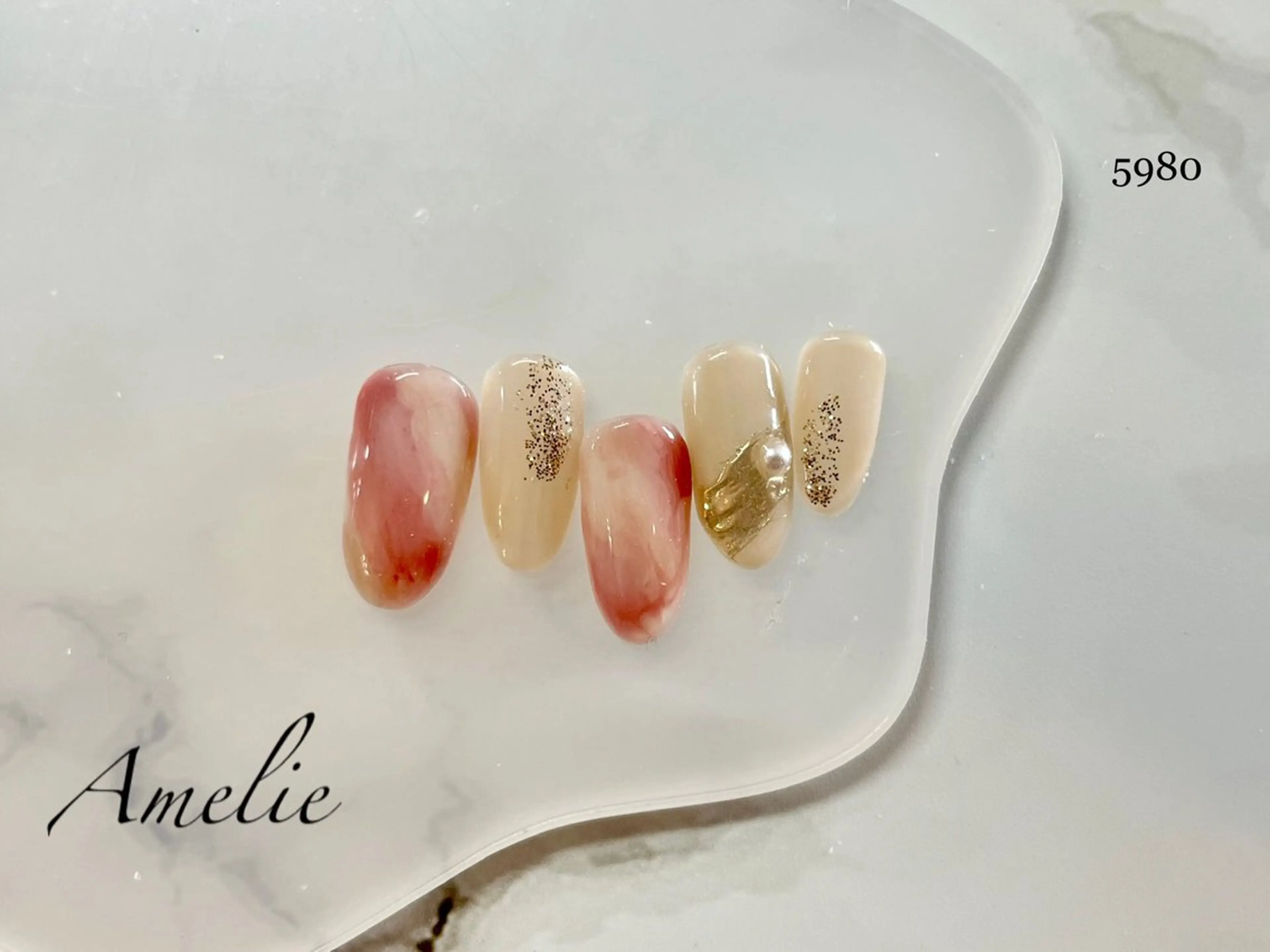 ネイル ハンドネイル いちじゅう あおいのネイルデザイン