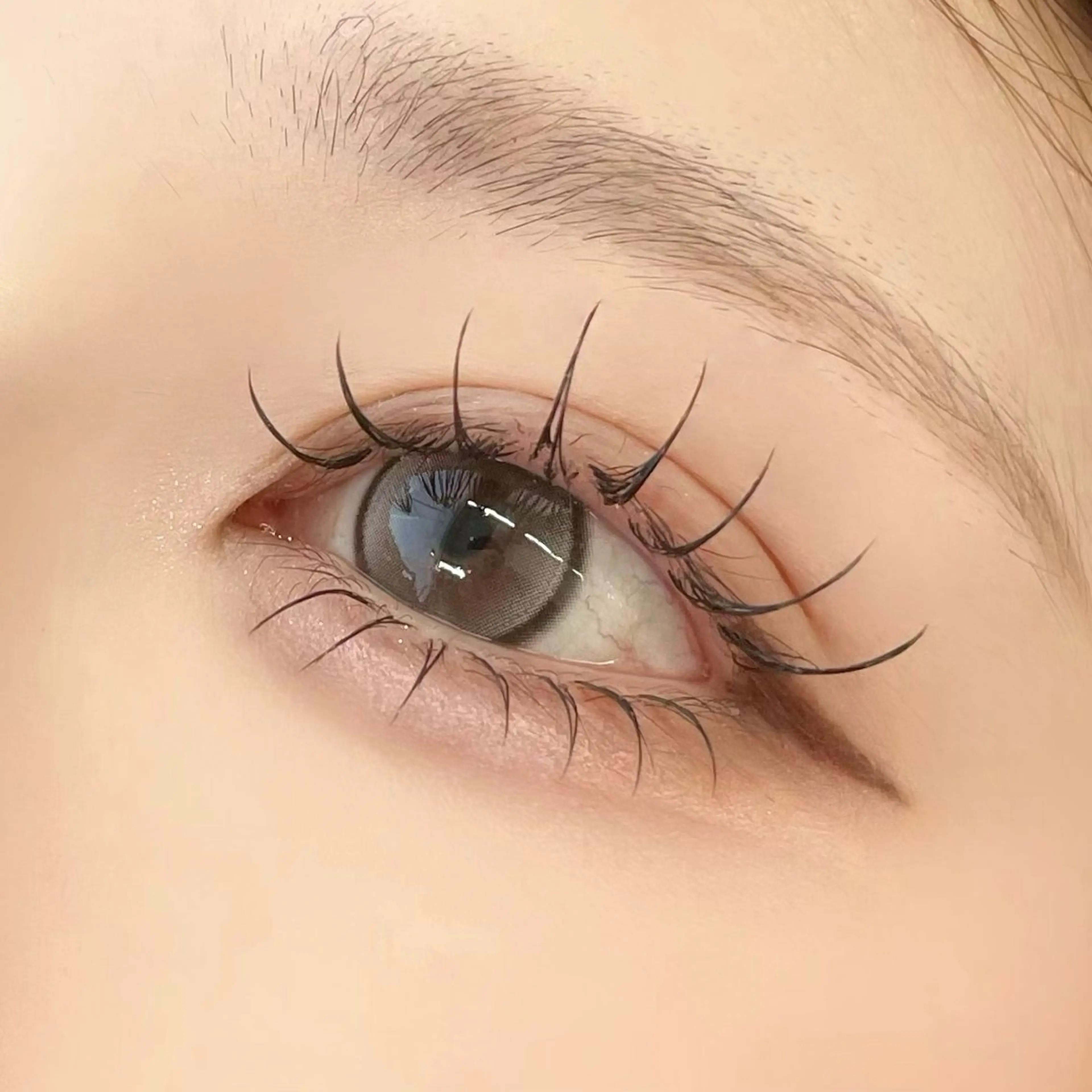 マツエク・マツパ 下まつげエクステ マツエク しみず🌙💭 ぱっちり束感/横浜のマツエク・マツパデザイン