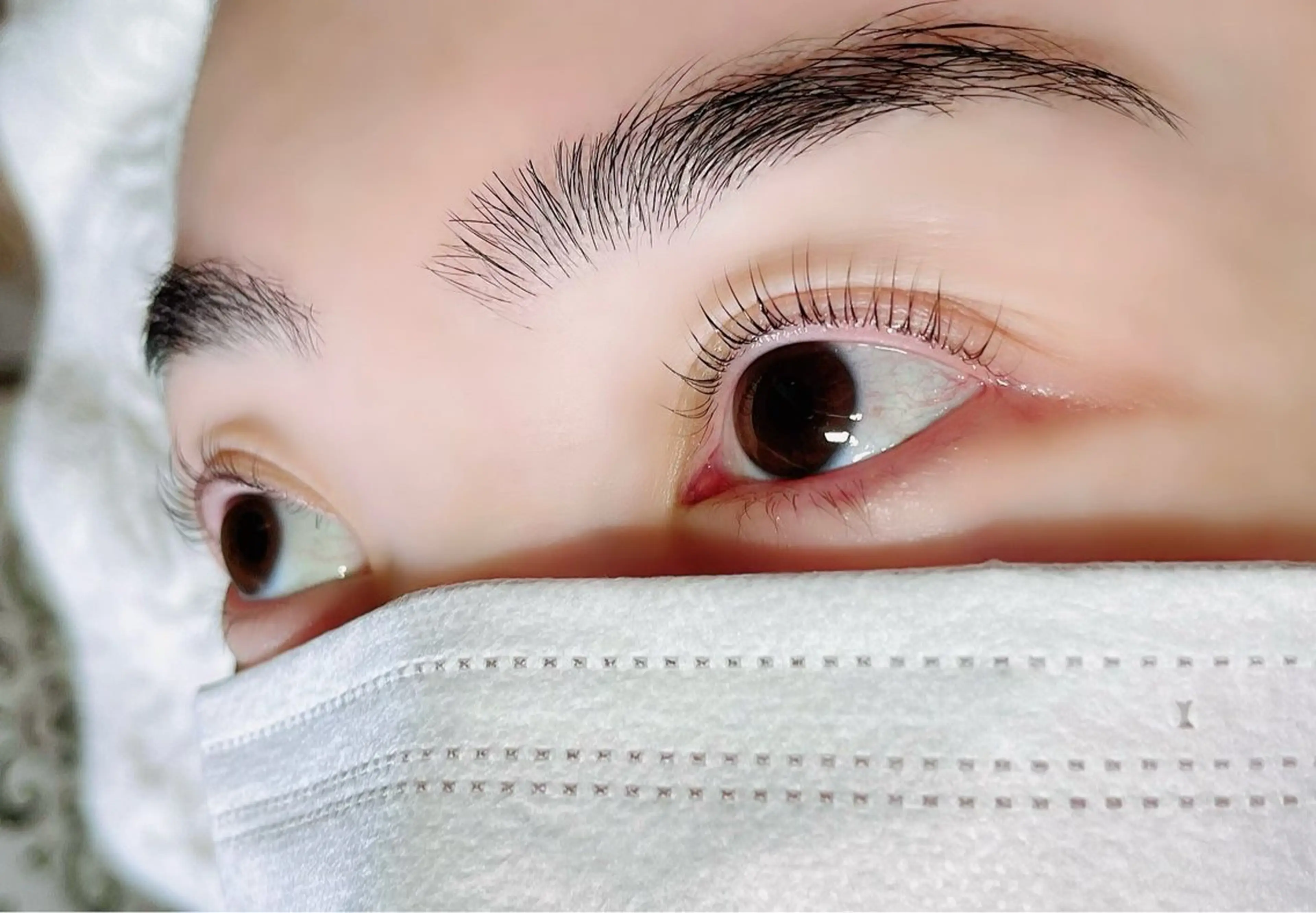 マツエク・マツパ フラットラッシュ パリジェンヌラッシュリフト まつげパーマ 一重×まつ毛パーマ ボリュームラッシュ マツエク Charme 五反田・不動前・目黒のマツエク・マツパデザイン