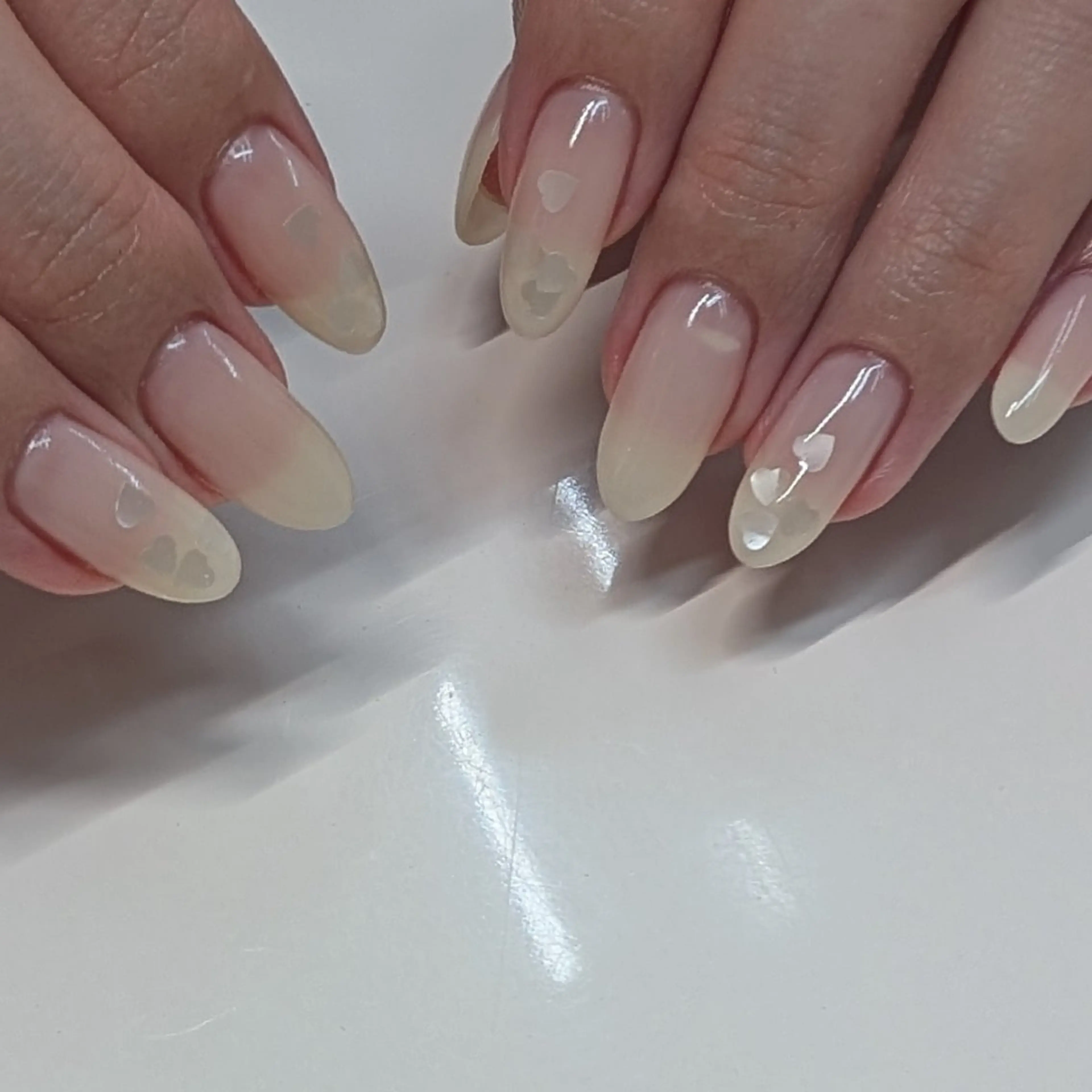 ネイル ワンカラーネイル ハンドネイル ネイルサロン Amie　〜アミ〜所属・ᑎᗩIᒪ｜ᗰIᗰI｜ _५✍️Satou.のネイルデザイン