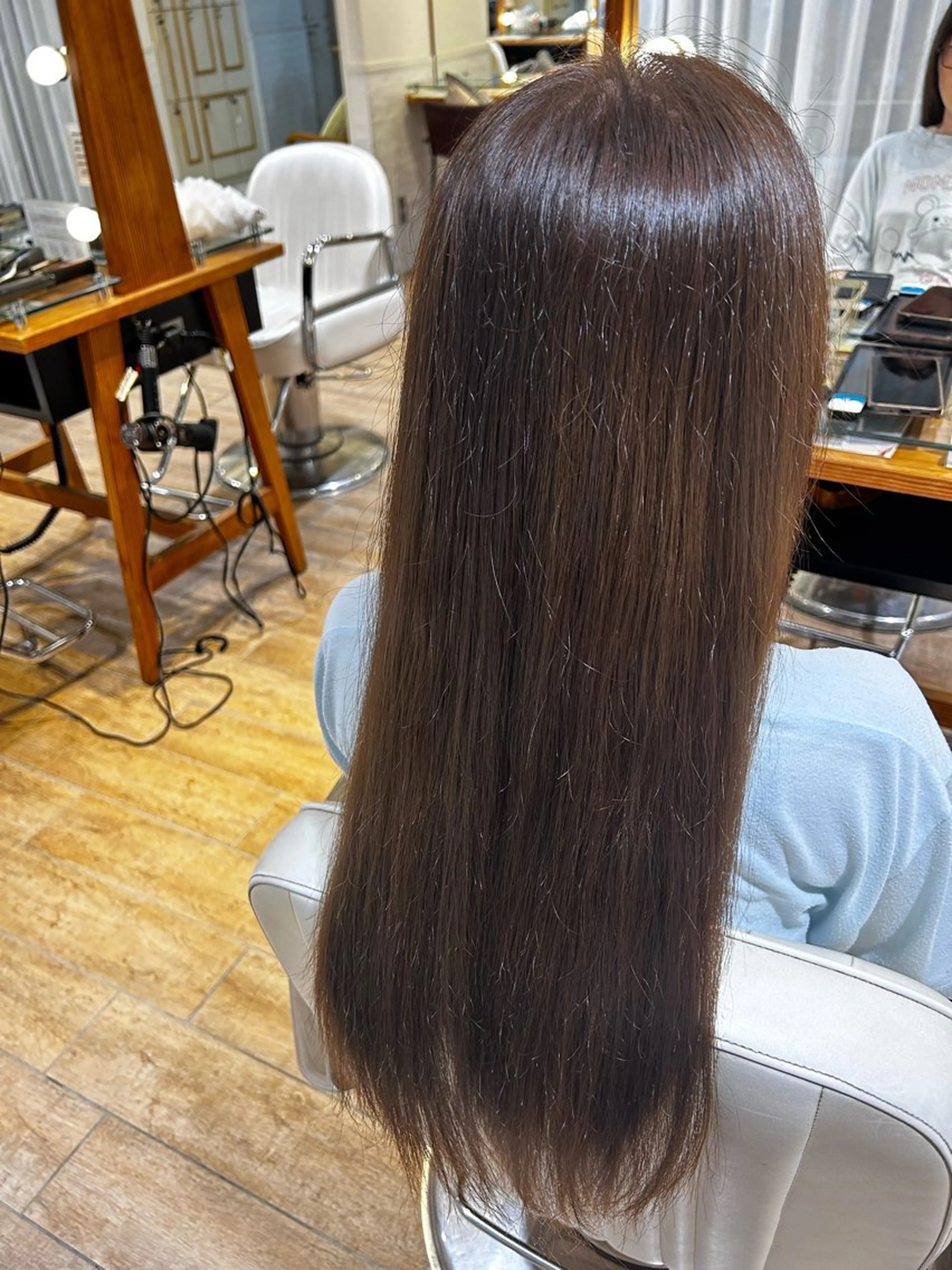 ロング カラー ハイトーン/カラー /縮毛矯正/松田健佑のヘアスタイル