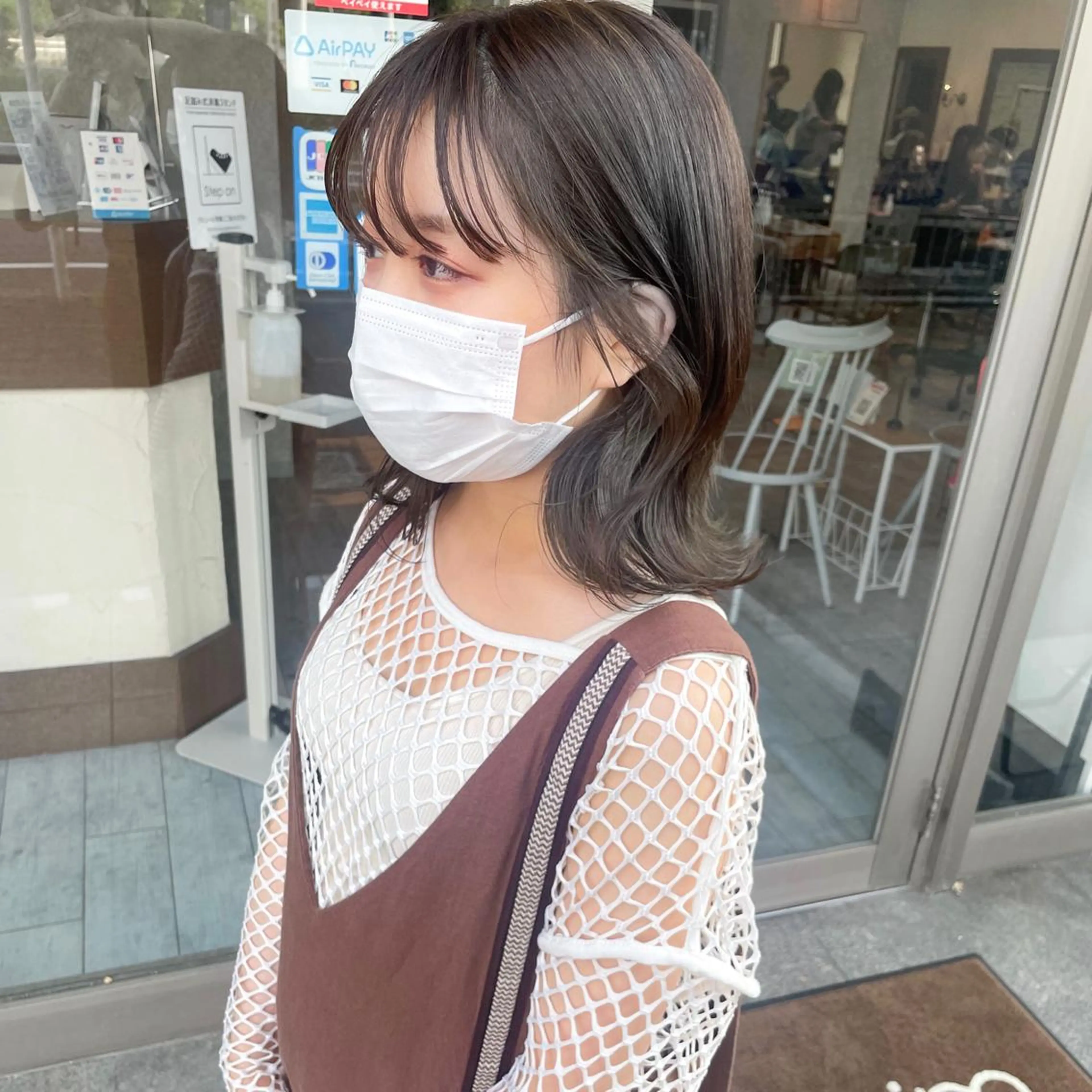 ミディアム カラー カット ヘアカラー 高橋 みく/ minim 暖色のヘアスタイル