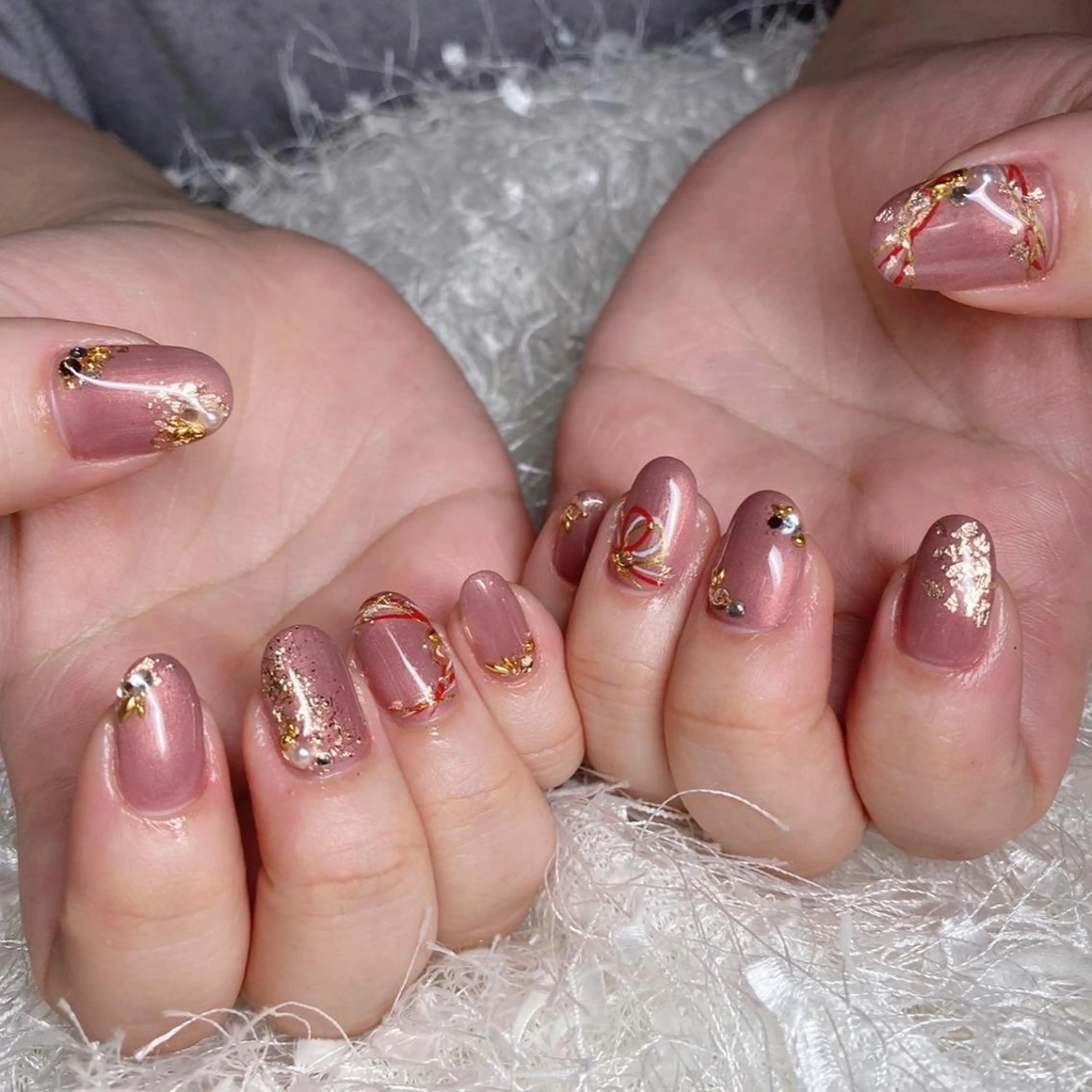 ネイル 長さ出し フレンチネイル ジェルネイル グラデーション 韓国ネイル ハンドネイル Nail&eye Belire 新宿のネイルデザイン