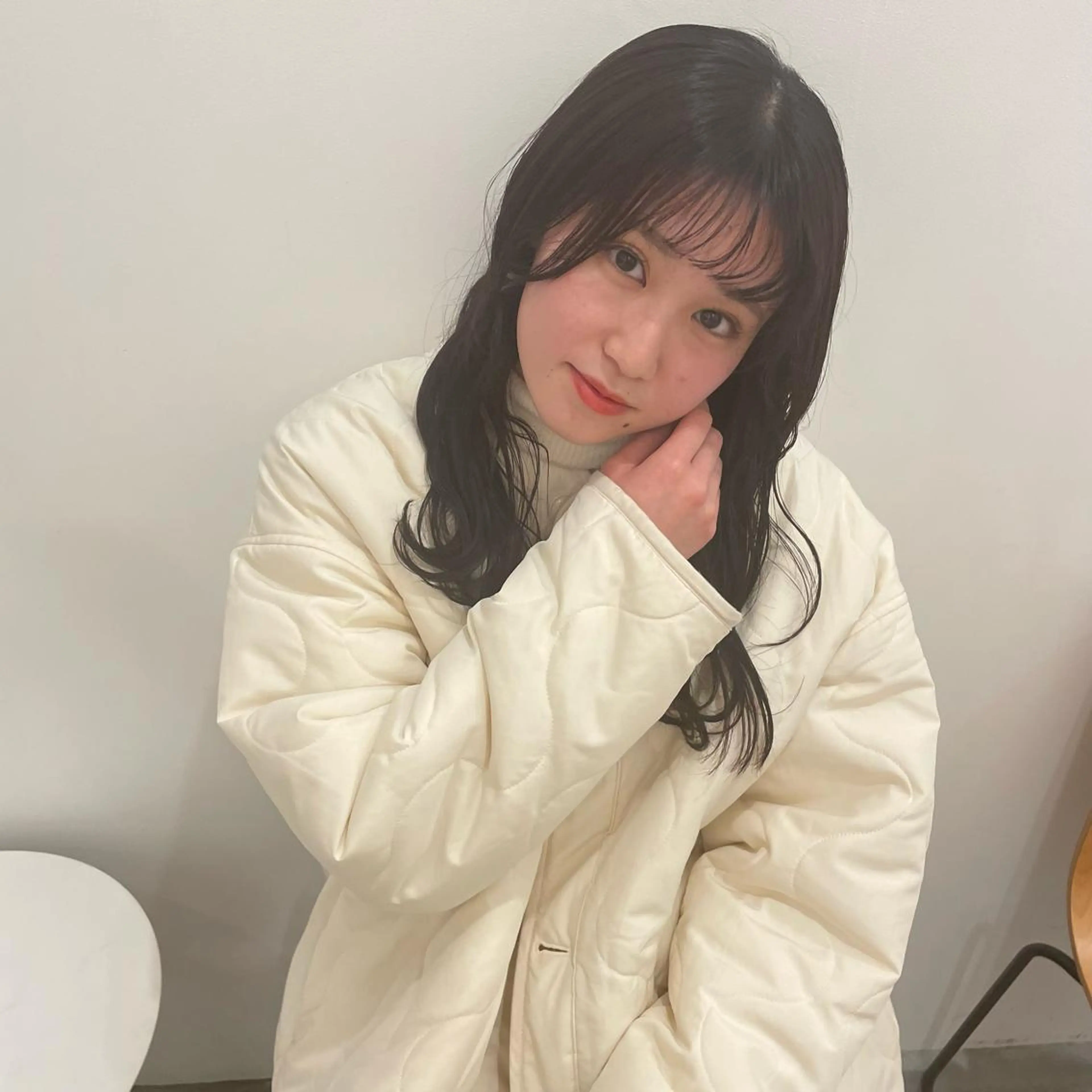 セミロング ALLYS 渋谷店所属・最高級の艶のある カラーmei🎨のヘアスタイル