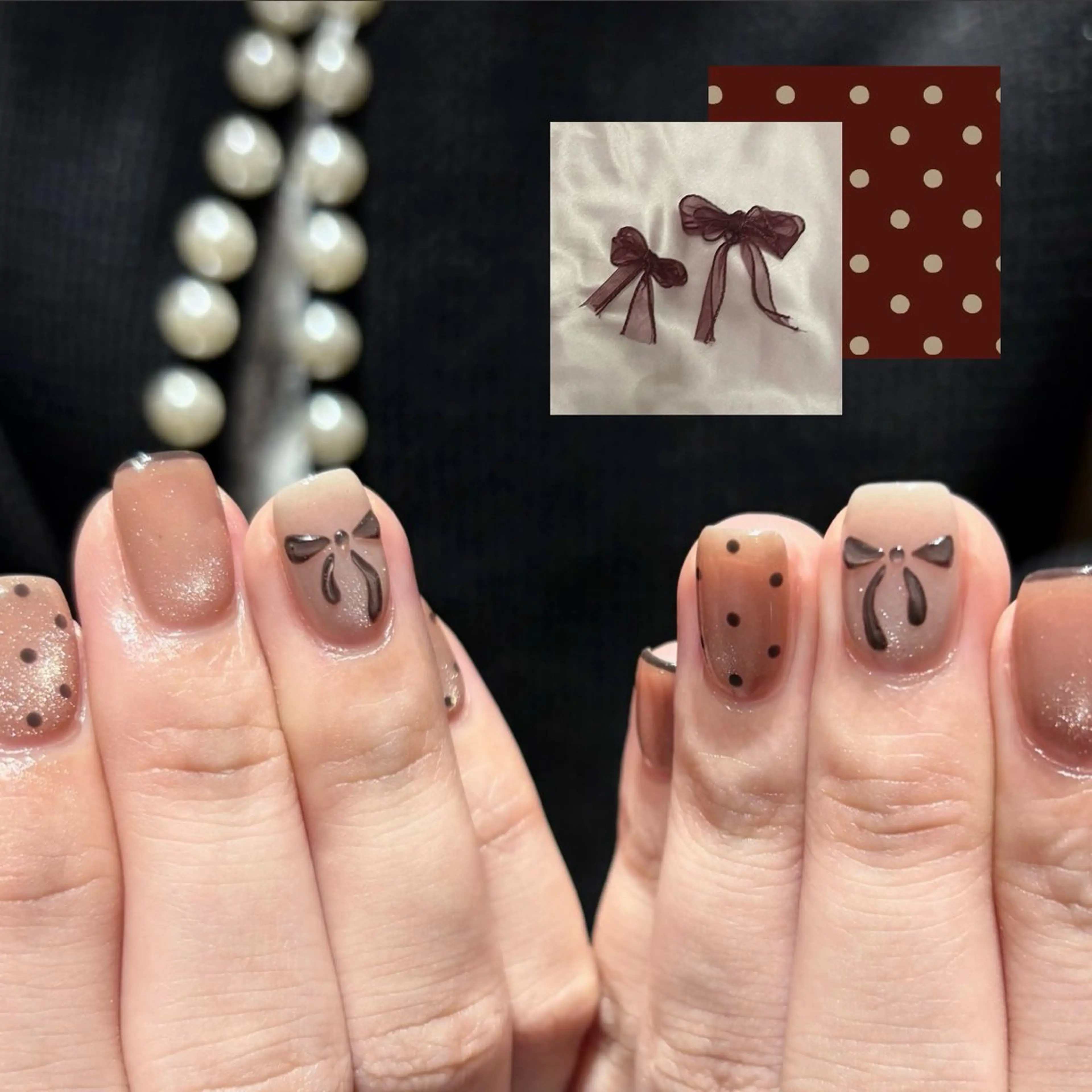 ミディアム ハンドネイル 星 みづきのネイルデザイン