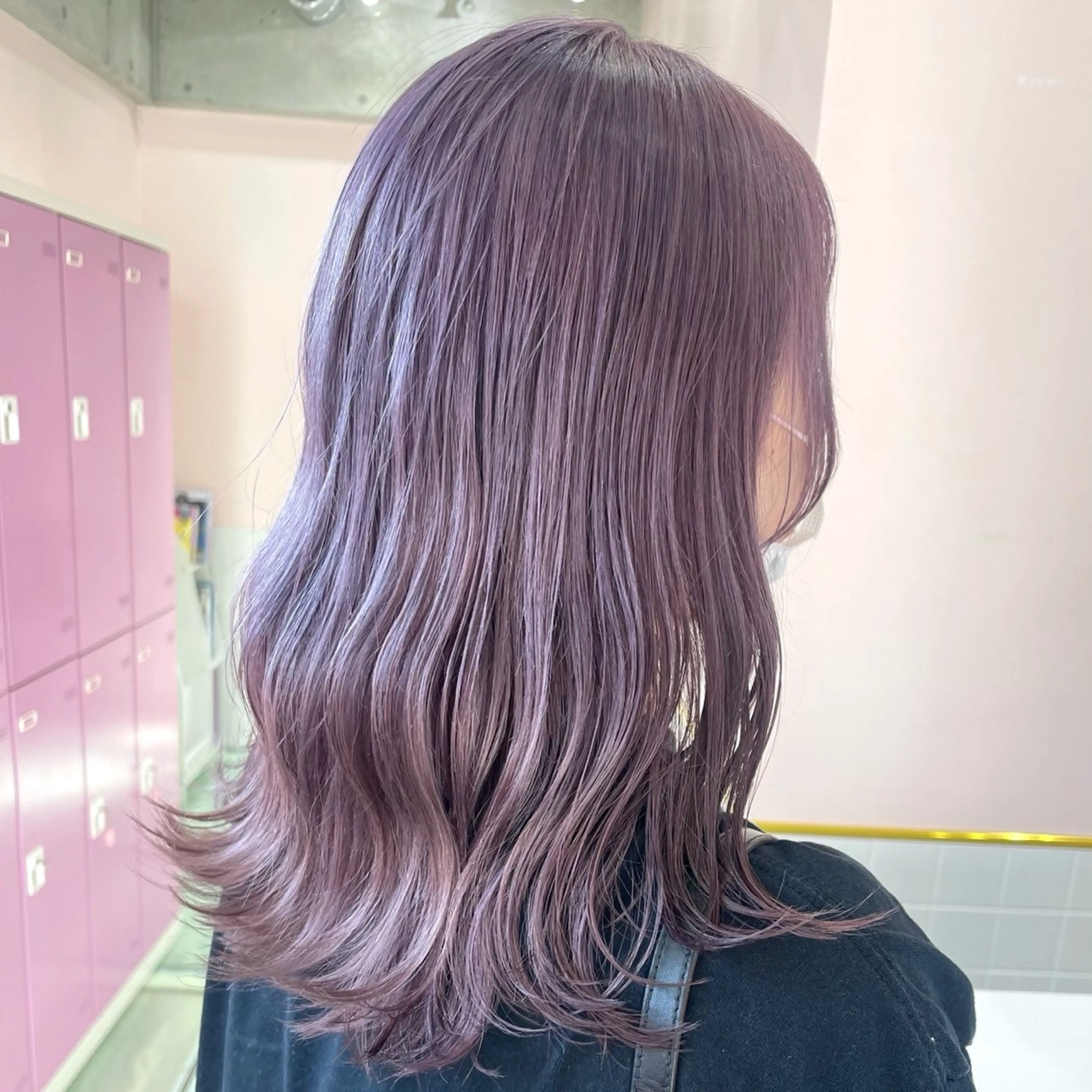 💟ラベンダーカラー💟Wカラー + トリートメント（ブリーチ込み）の写真