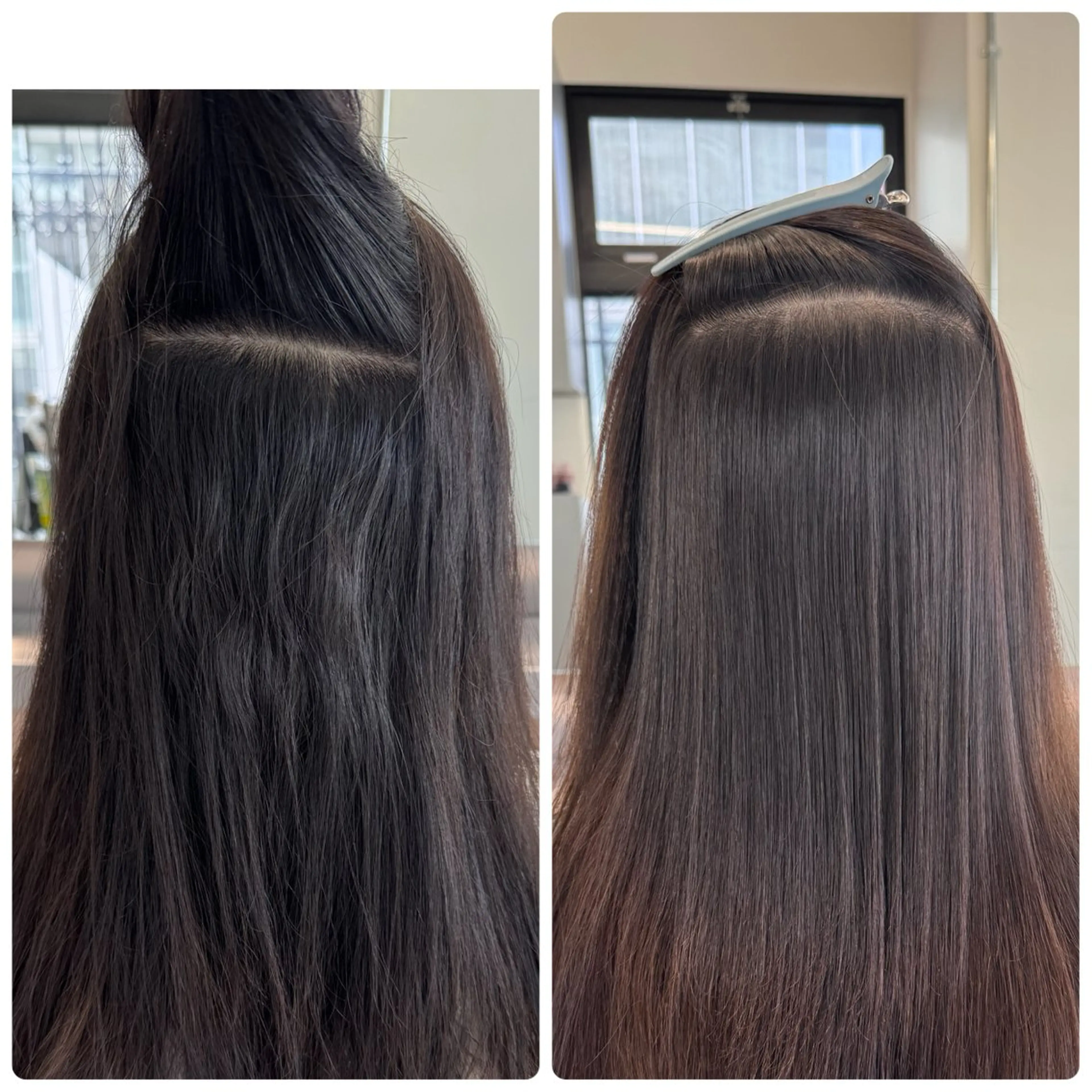 セミロング パーマ ストレートパーマ 北村 岳久翔のヘアスタイル