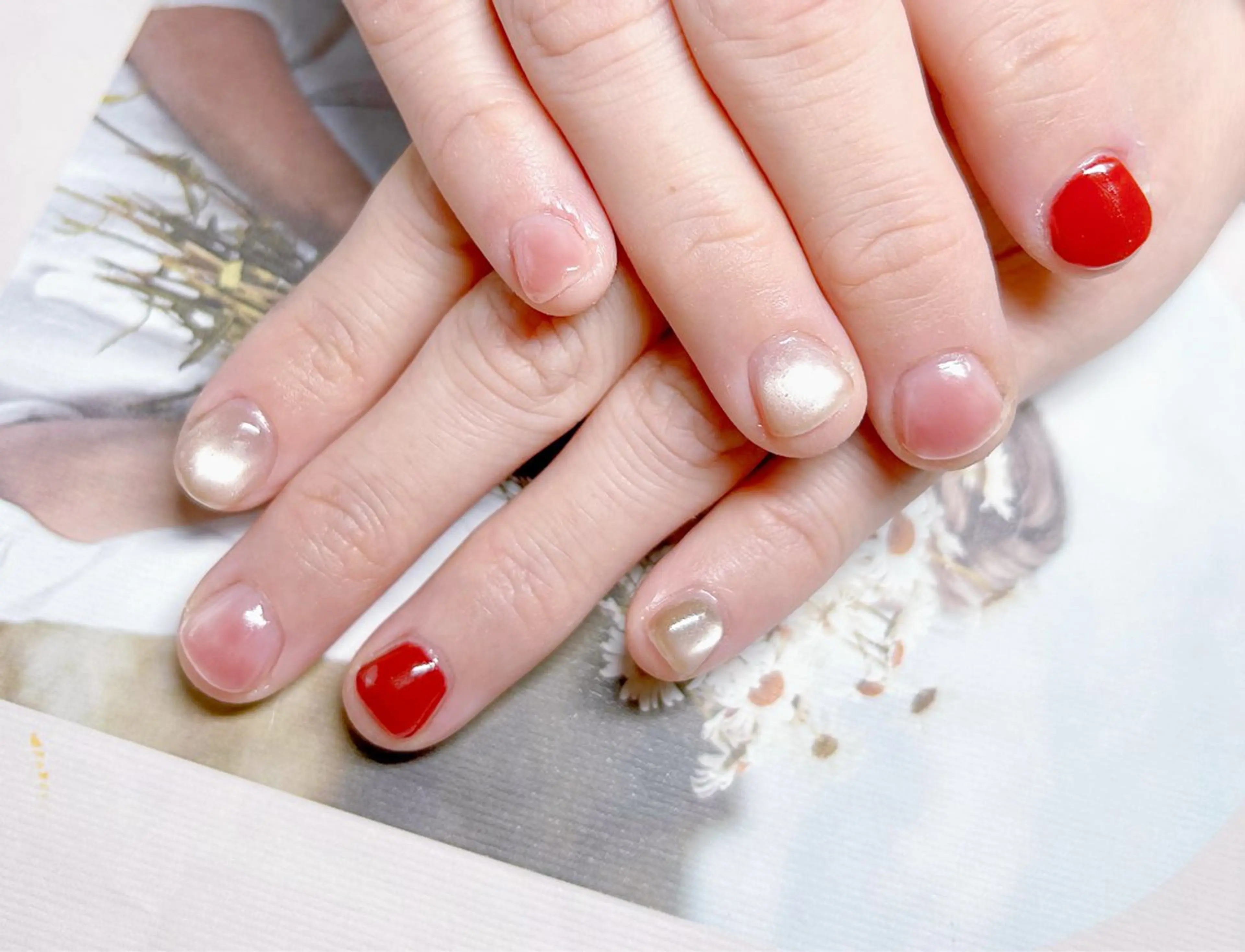 ネイル ハンドネイル コウ ヨウのネイルデザイン