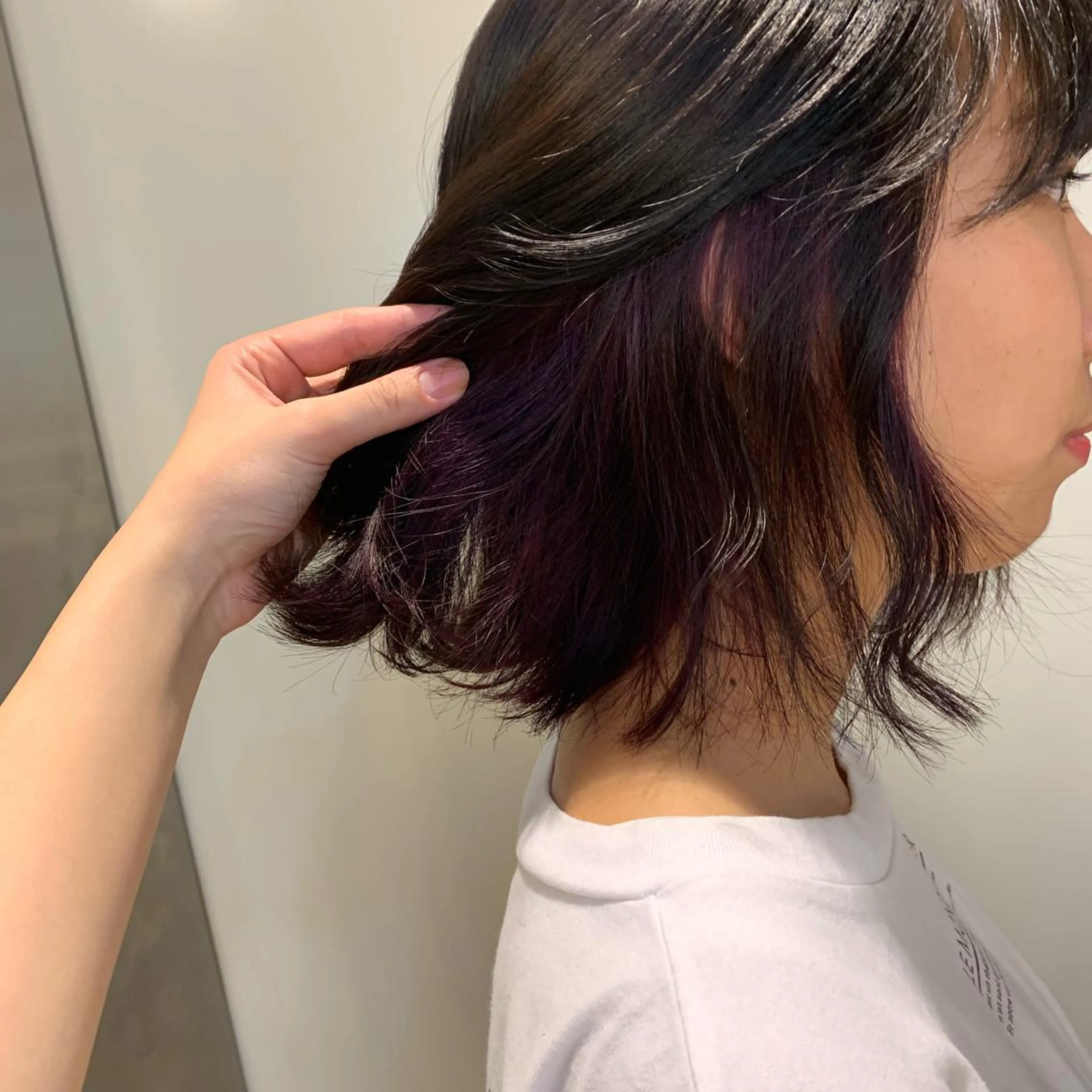 カラー ラベンダーカラー GOTODAYシェアサロン所属・天野 利咲のヘアスタイル