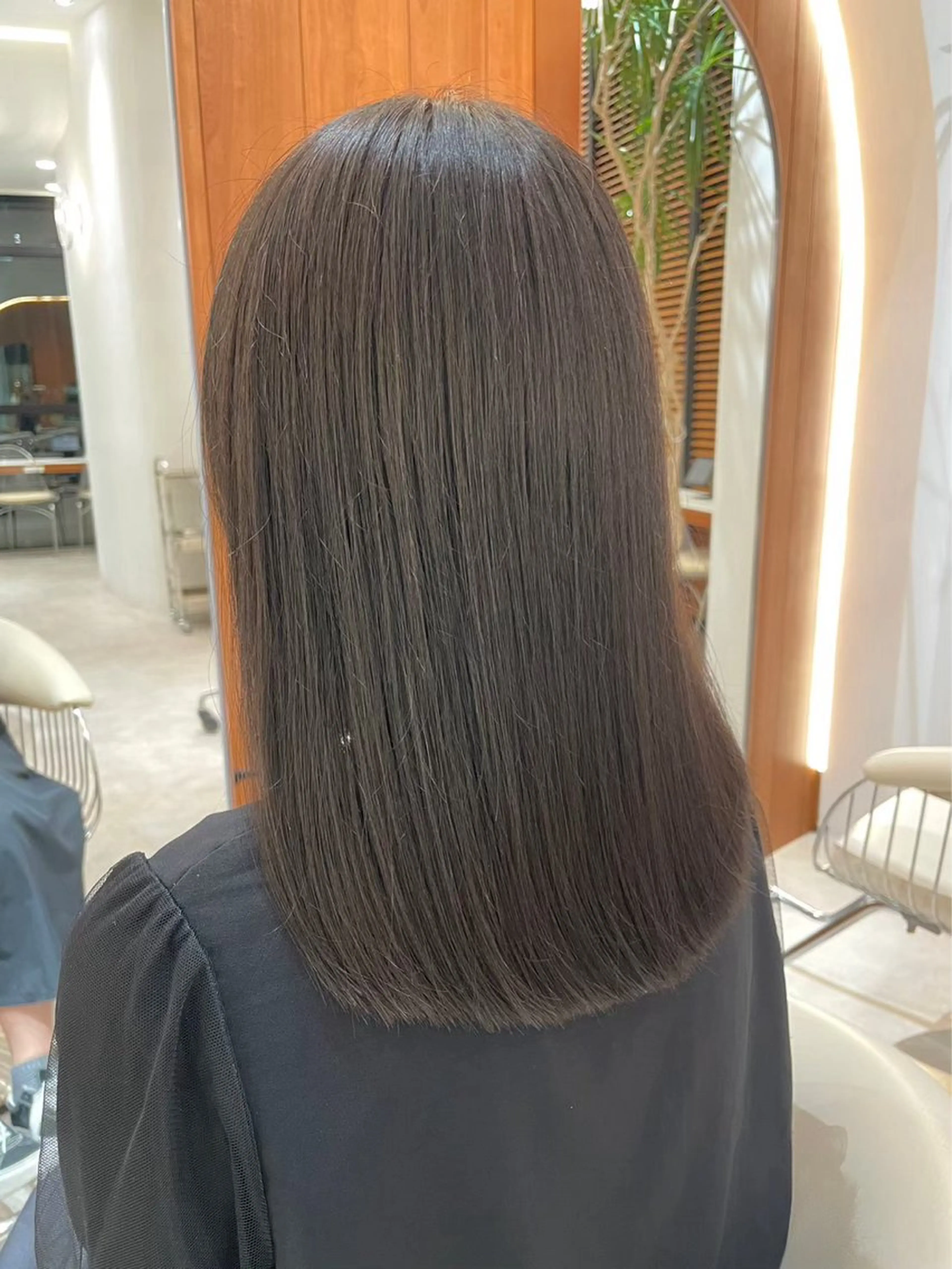 セミロング カラー 天神/韓国レイヤー /髪質改善/ココロのヘアスタイル