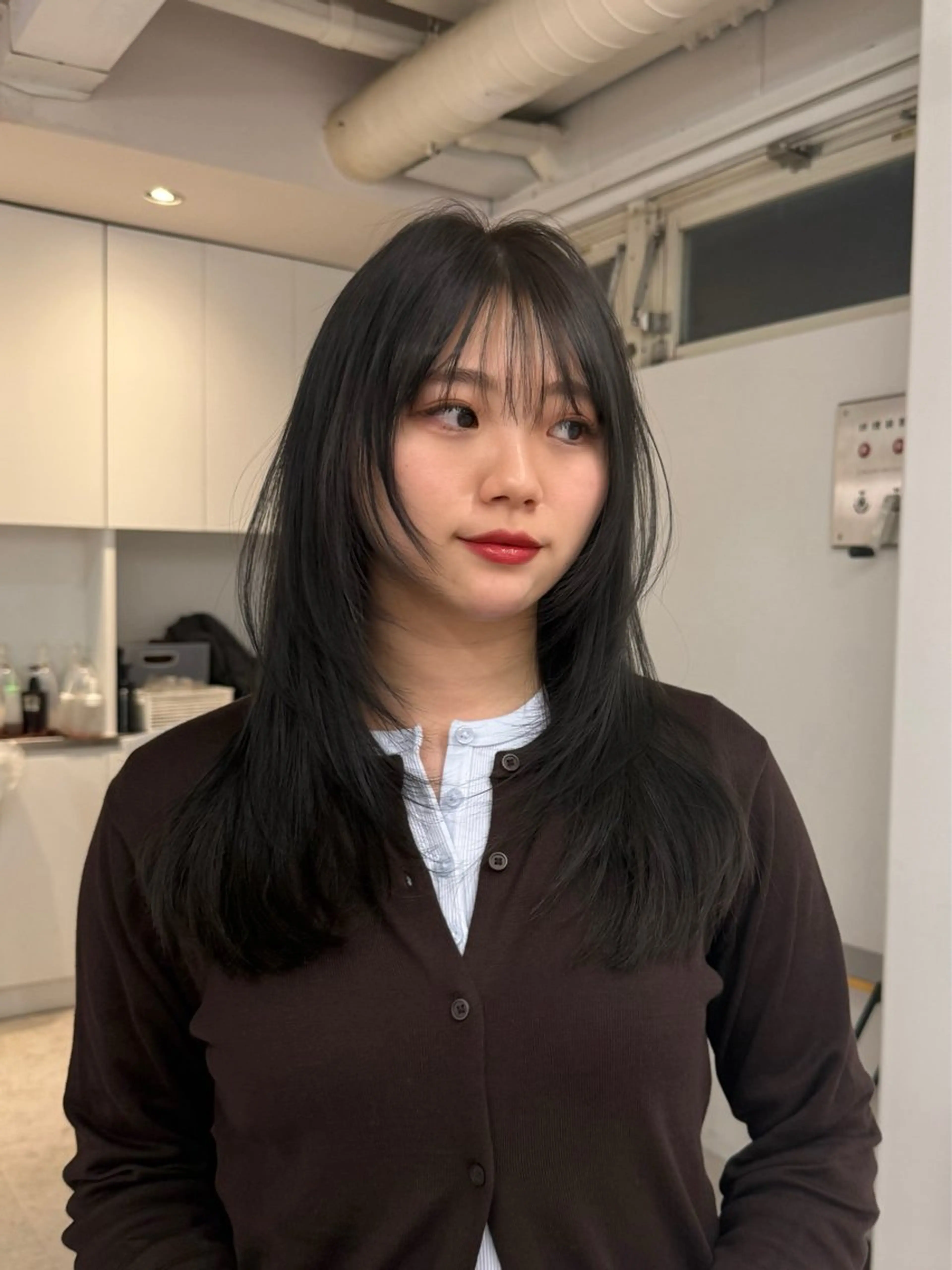 セミロング カラー ヘアアレンジ ヘアカラー トリートメント 🦠デザインカラー/ 魚瀬あおい🦠のヘアスタイル