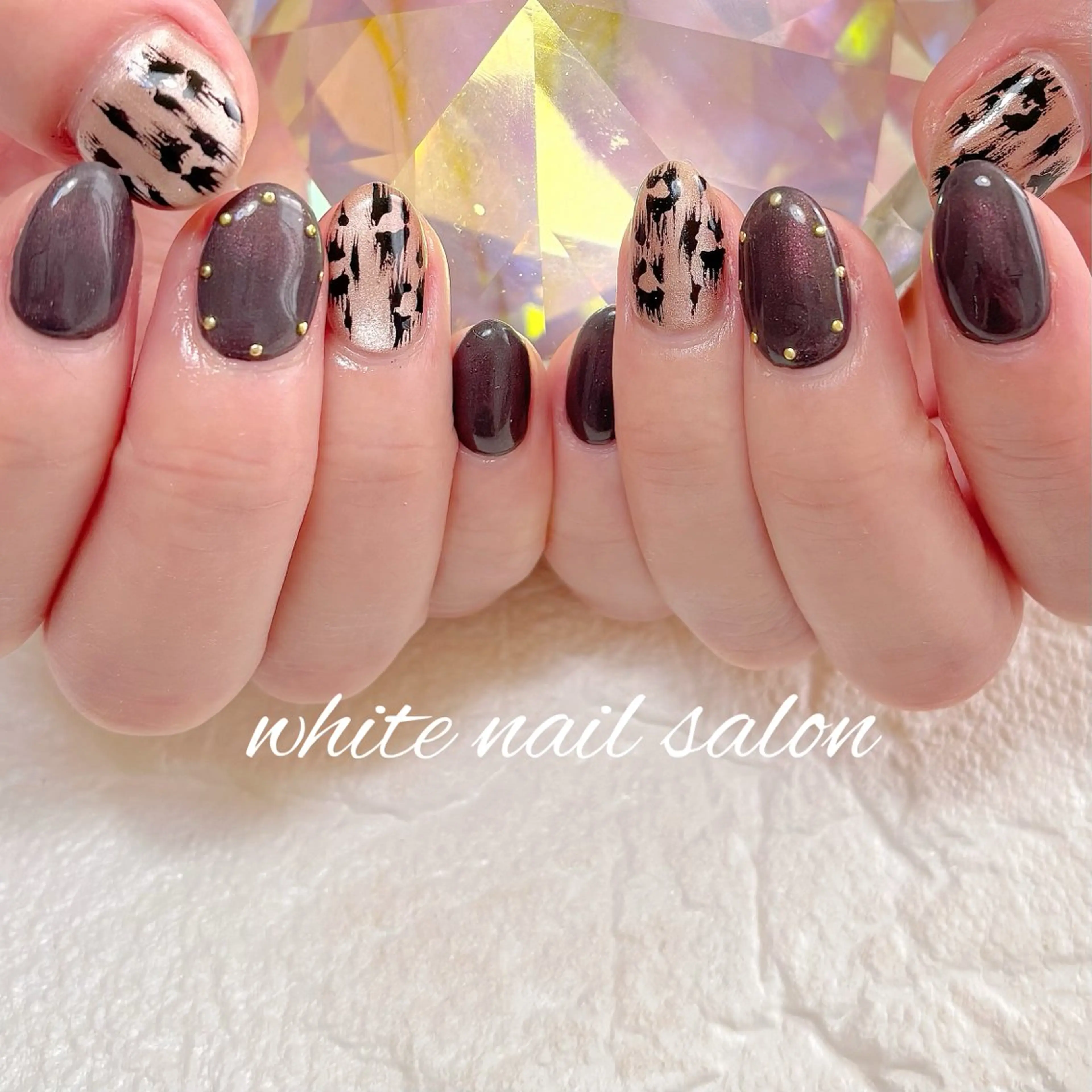 ネイル フットネイル ラメ(グリッター) ハンドネイル white nail salonのネイルデザイン